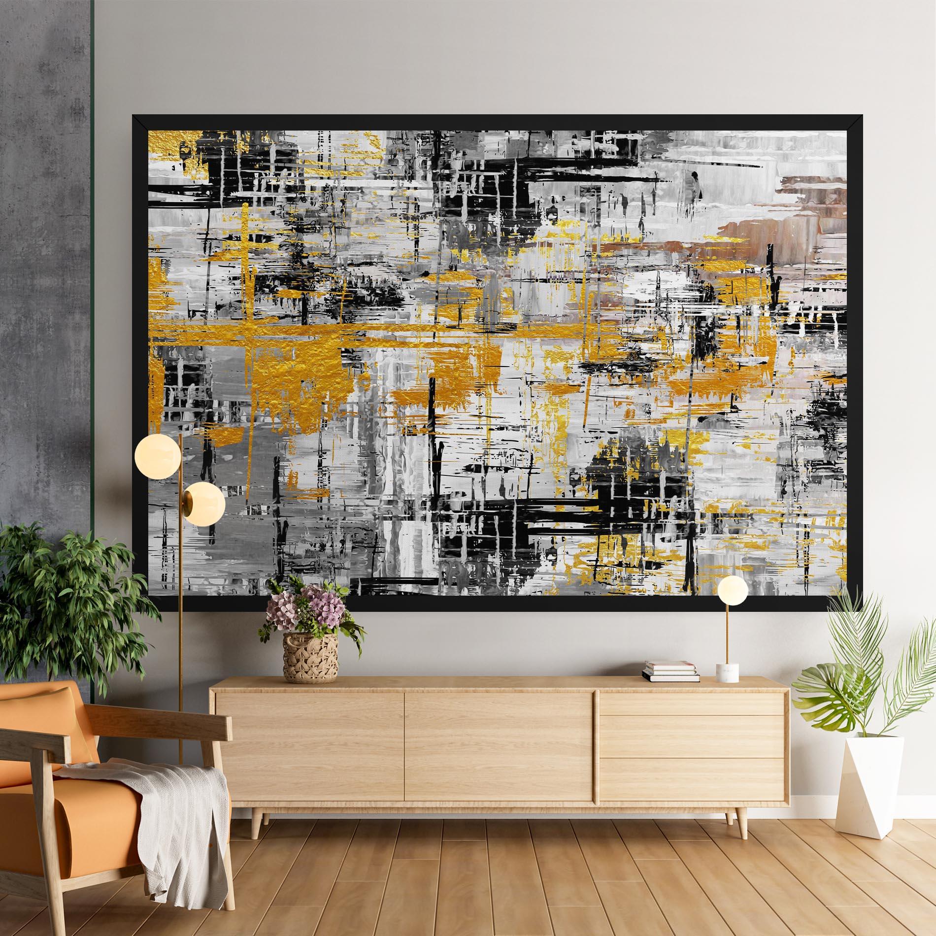 Tablou Canvas Abstract Mix Color mockup 9