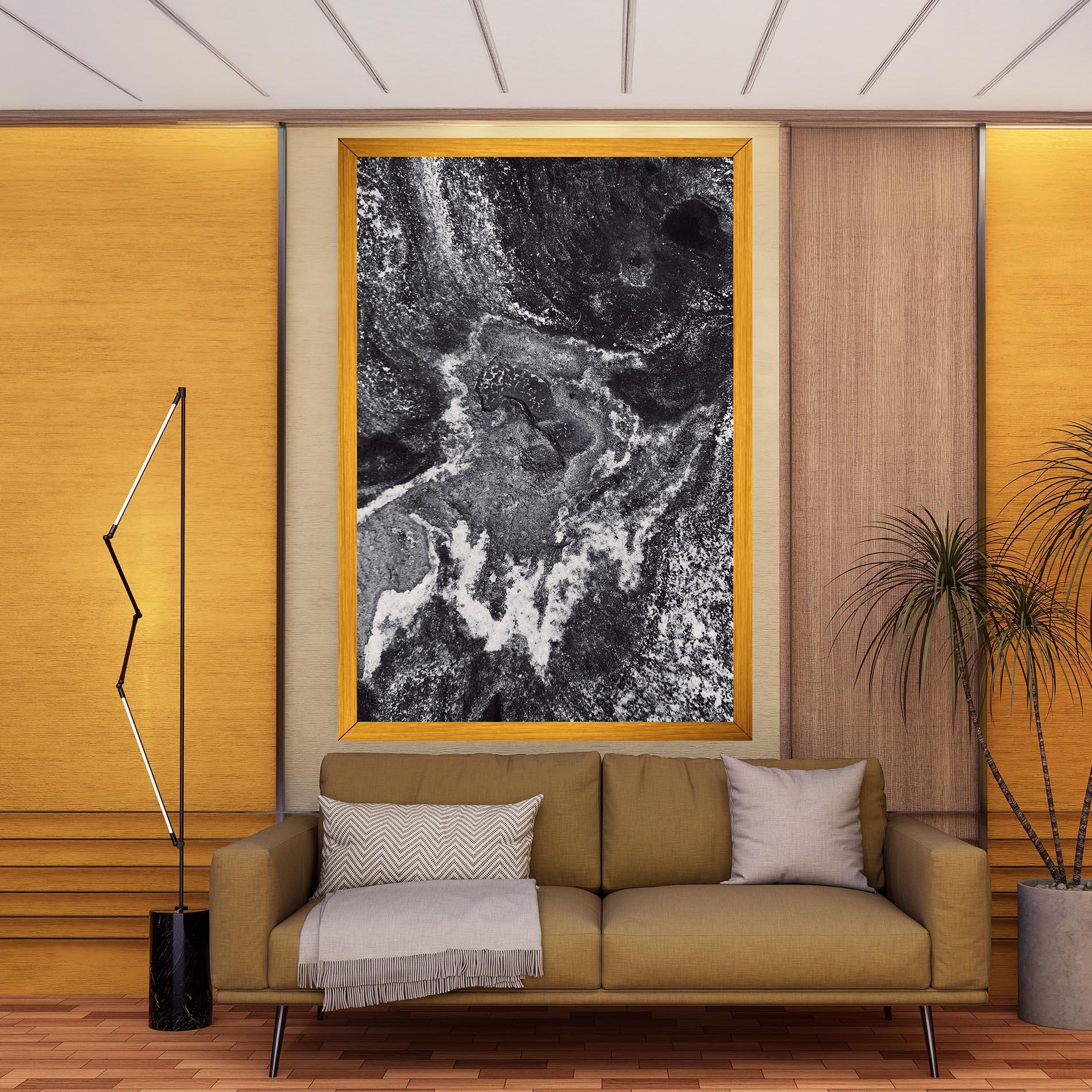 Tablou Canvas Black And White Abstract mockup 9