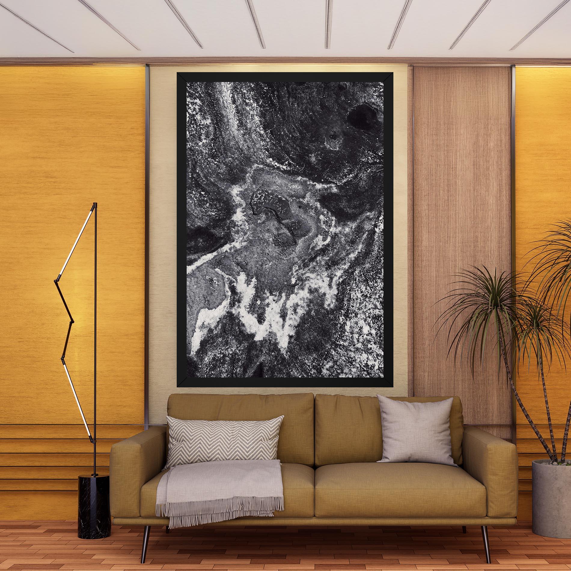 Tablou Canvas Black And White Abstract mockup 9