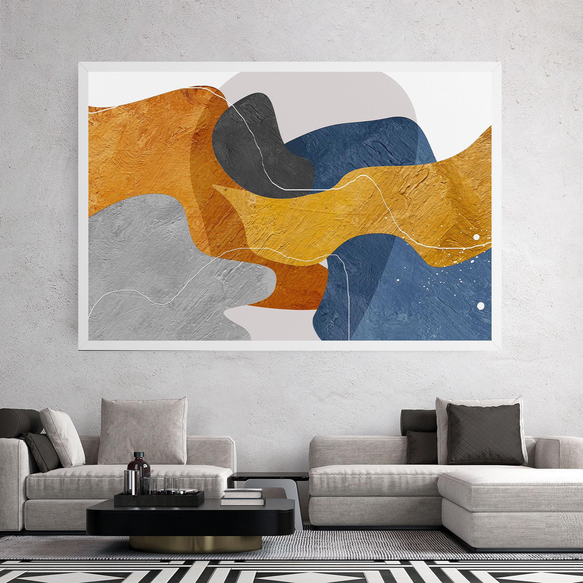 Tablou Canvas Abstract Color Mix mockup 2