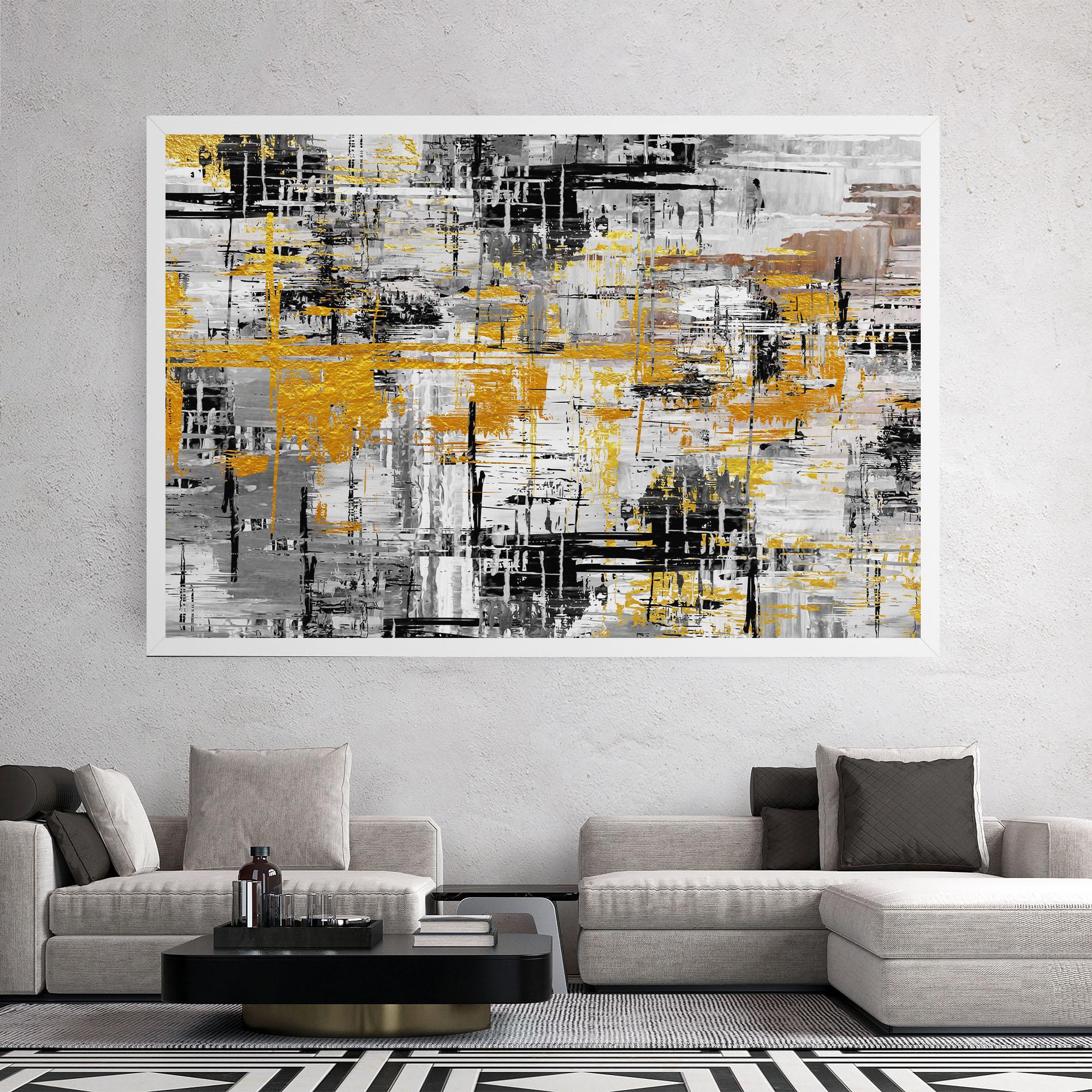 Tablou Canvas Abstract Mix Color mockup 2