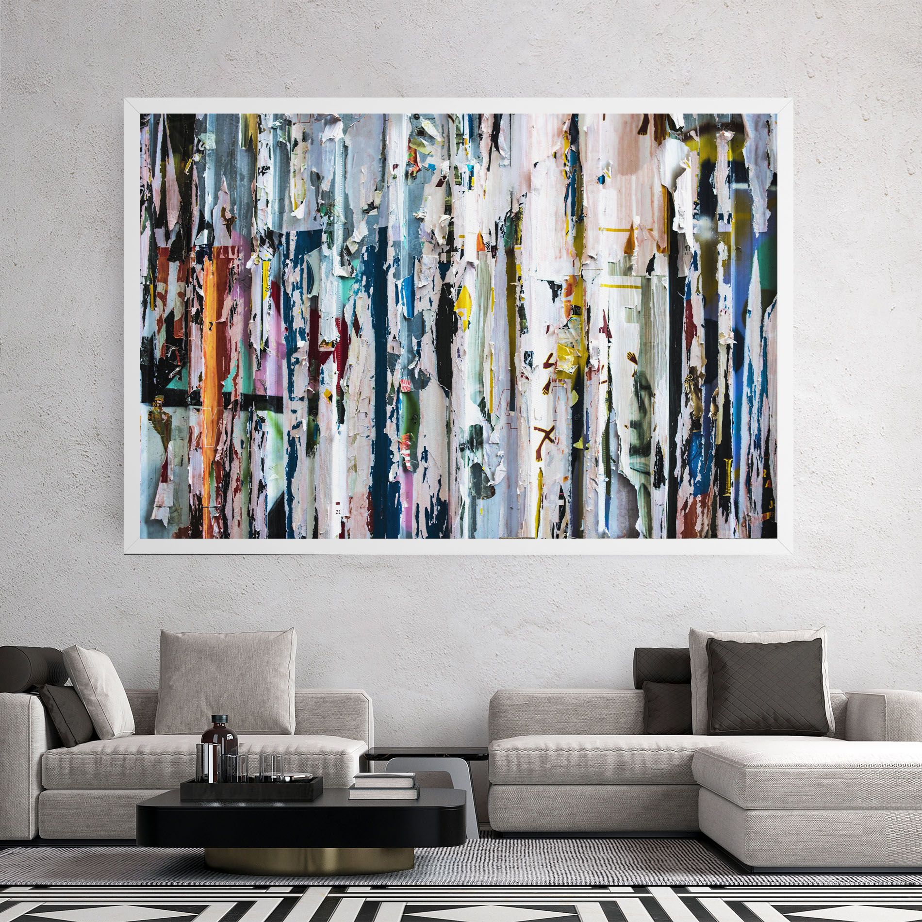 Abstract Torn Paper mockup 2