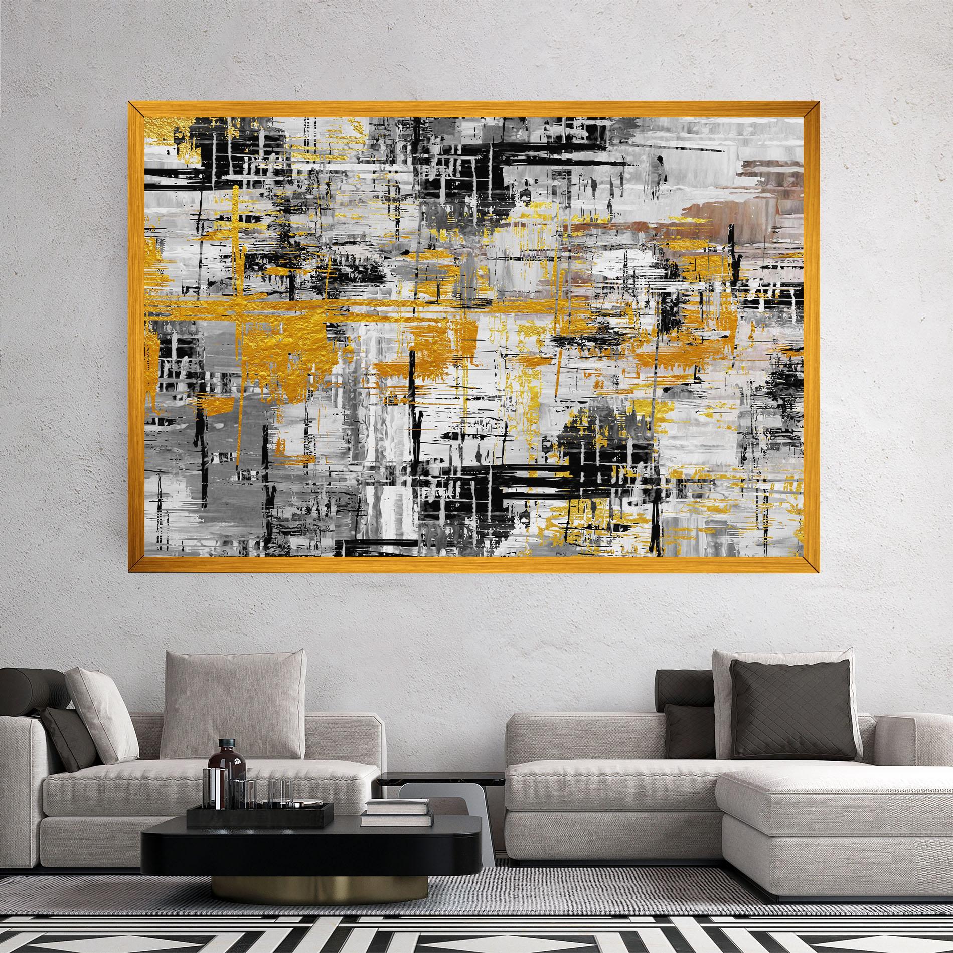 Tablou Canvas Abstract Mix Color mockup 2