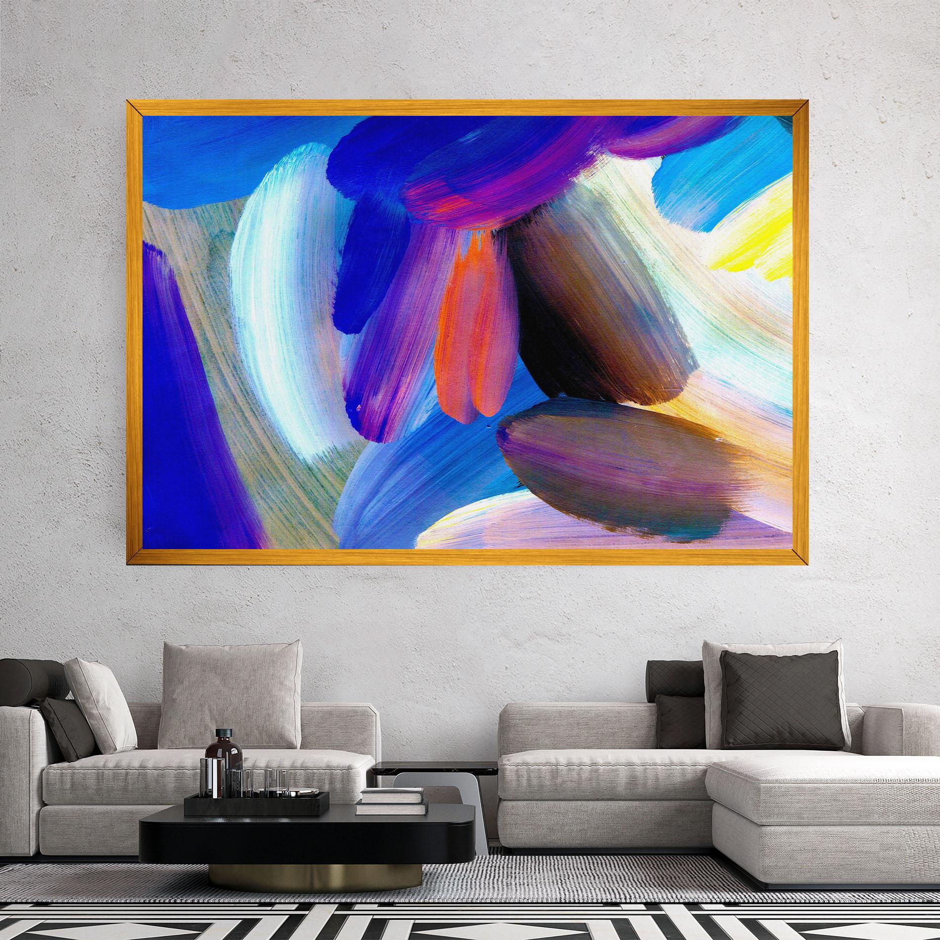 Tablou Canvas Colorful Abstract mockup 2