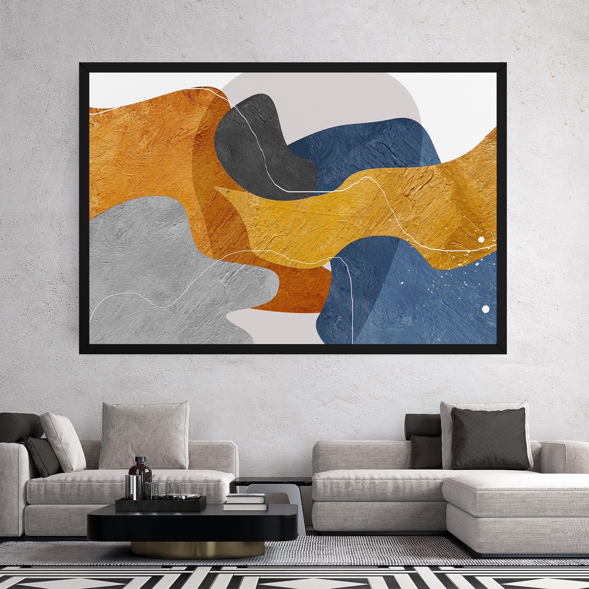 Tablou Canvas Abstract Color Mix mockup 2