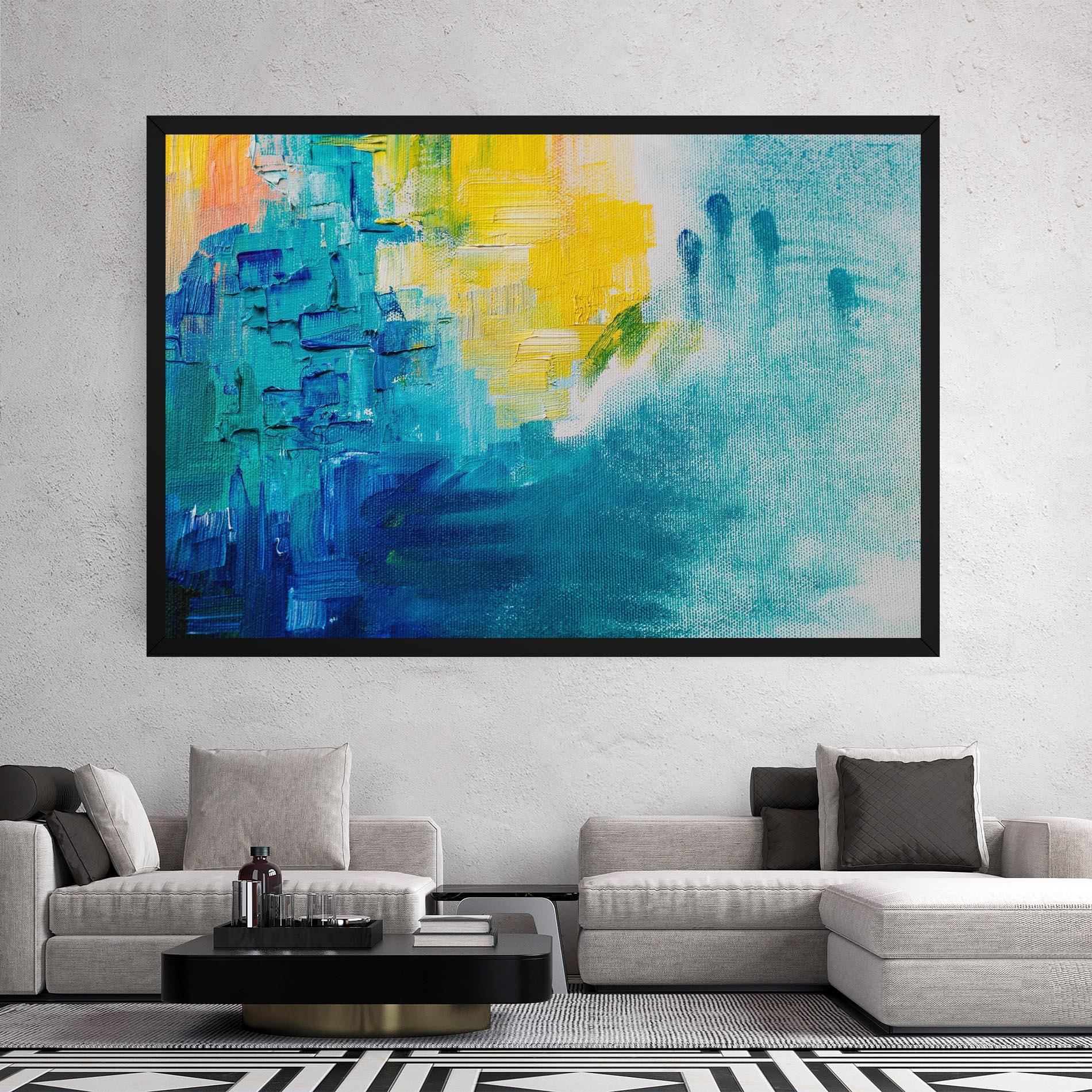 Tablou Canvas Abstract Hand Mark mockup 2
