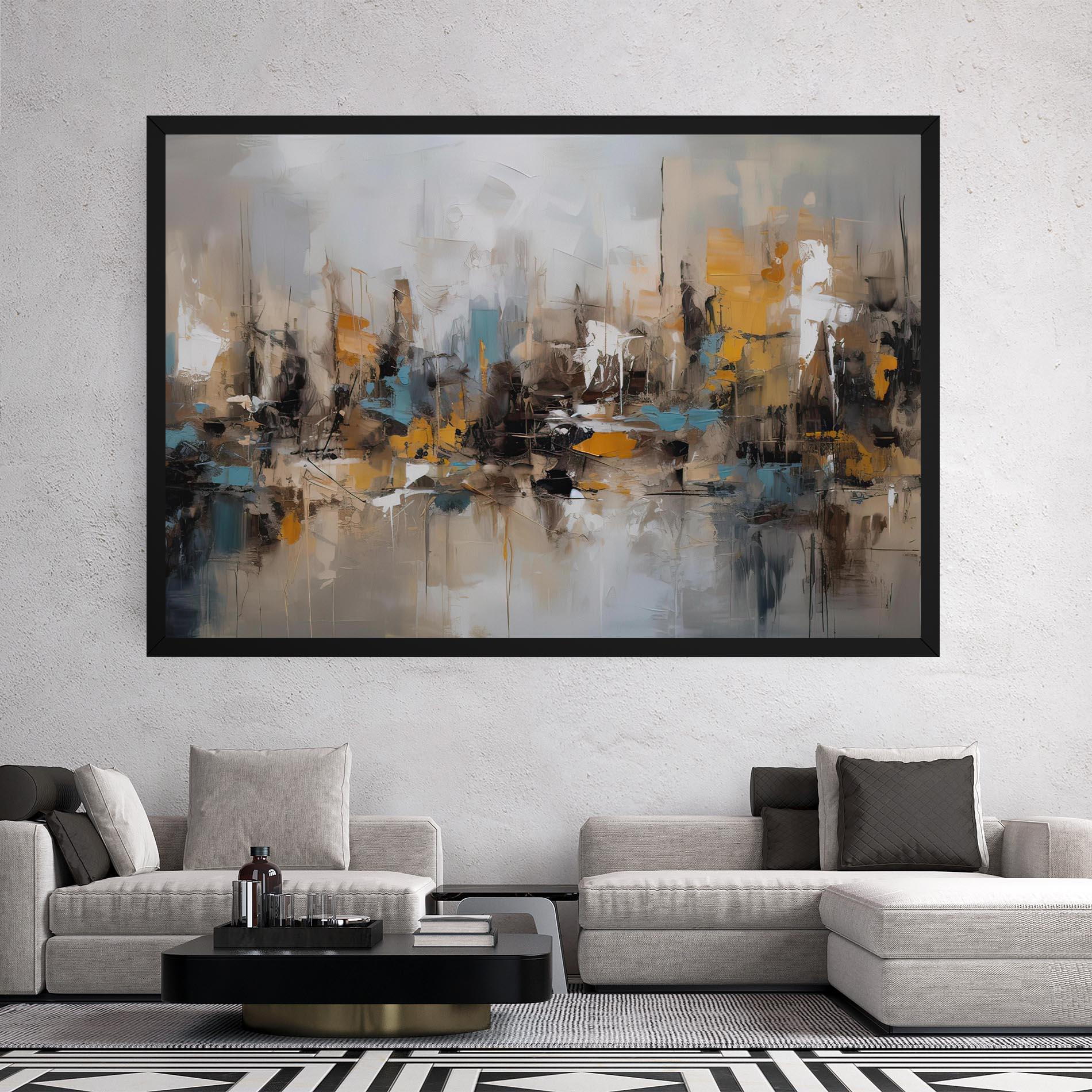 Tablou Canvas Abstract Los Angeles mockup 2