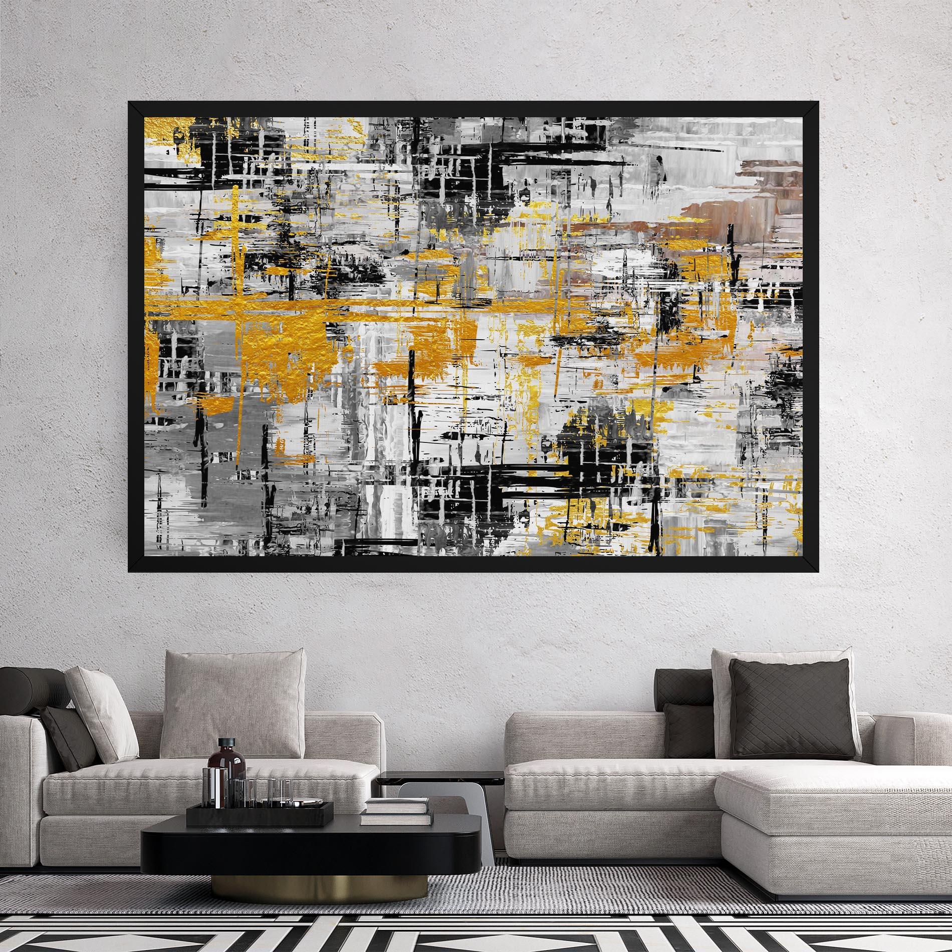 Tablou Canvas Abstract Mix Color mockup 2