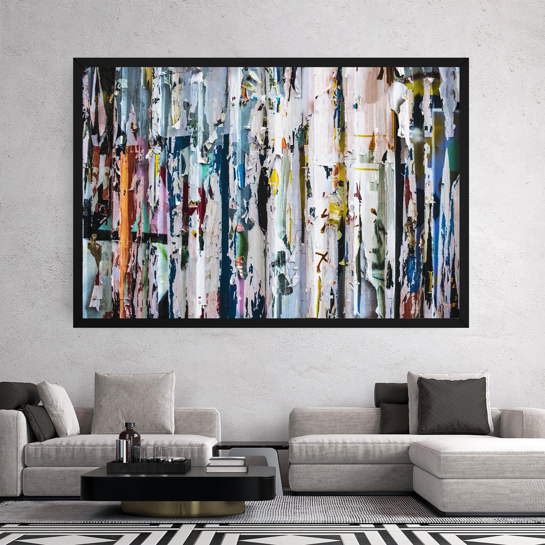 Tablou Canvas Abstract Torn Paper mockup 2