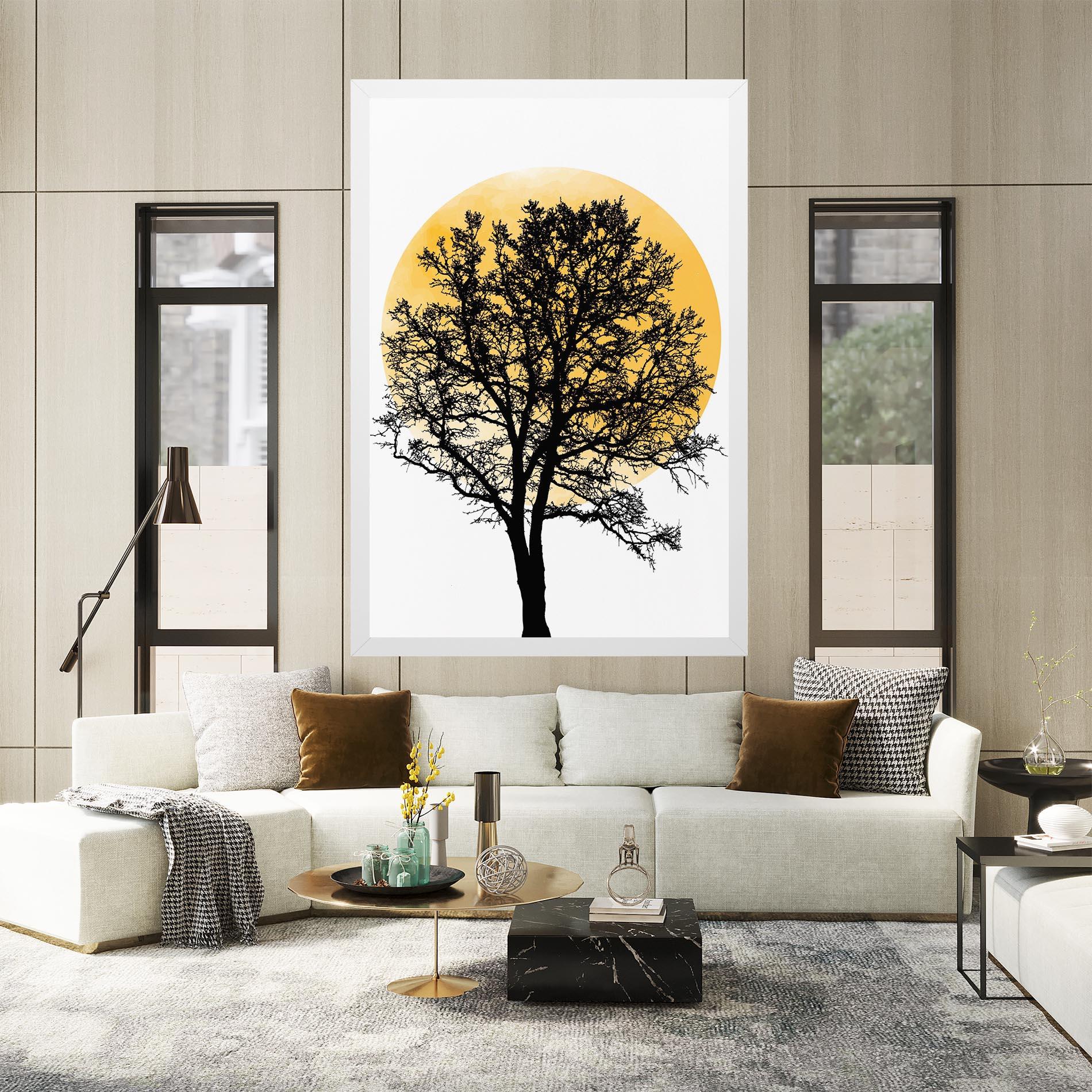 Tablou Canvas Orange Sun 01 mockup 2