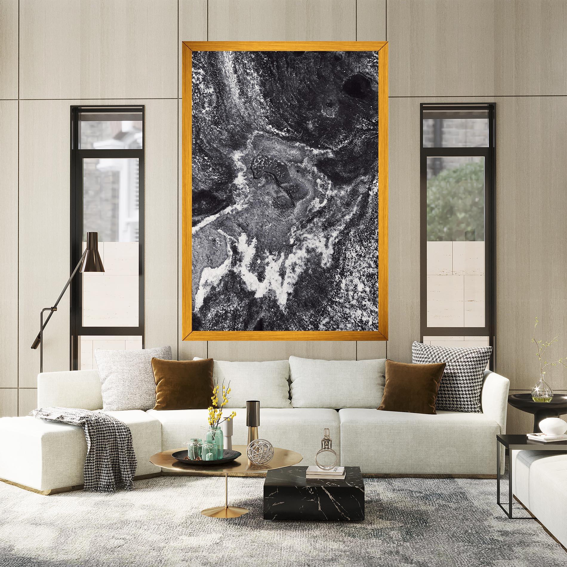 Tablou Canvas Black And White Abstract mockup 2