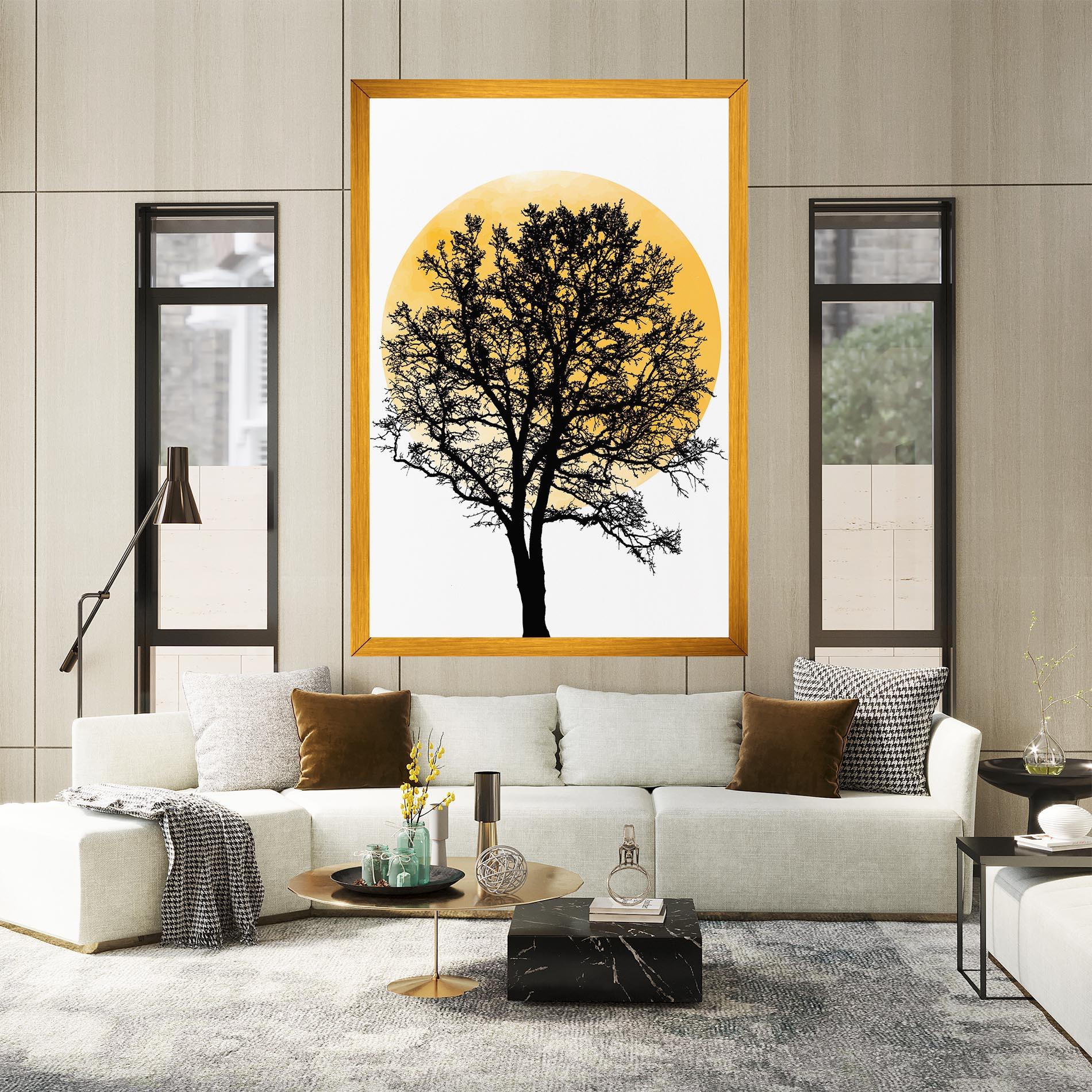 Tablou Canvas Orange Sun 01 mockup 2