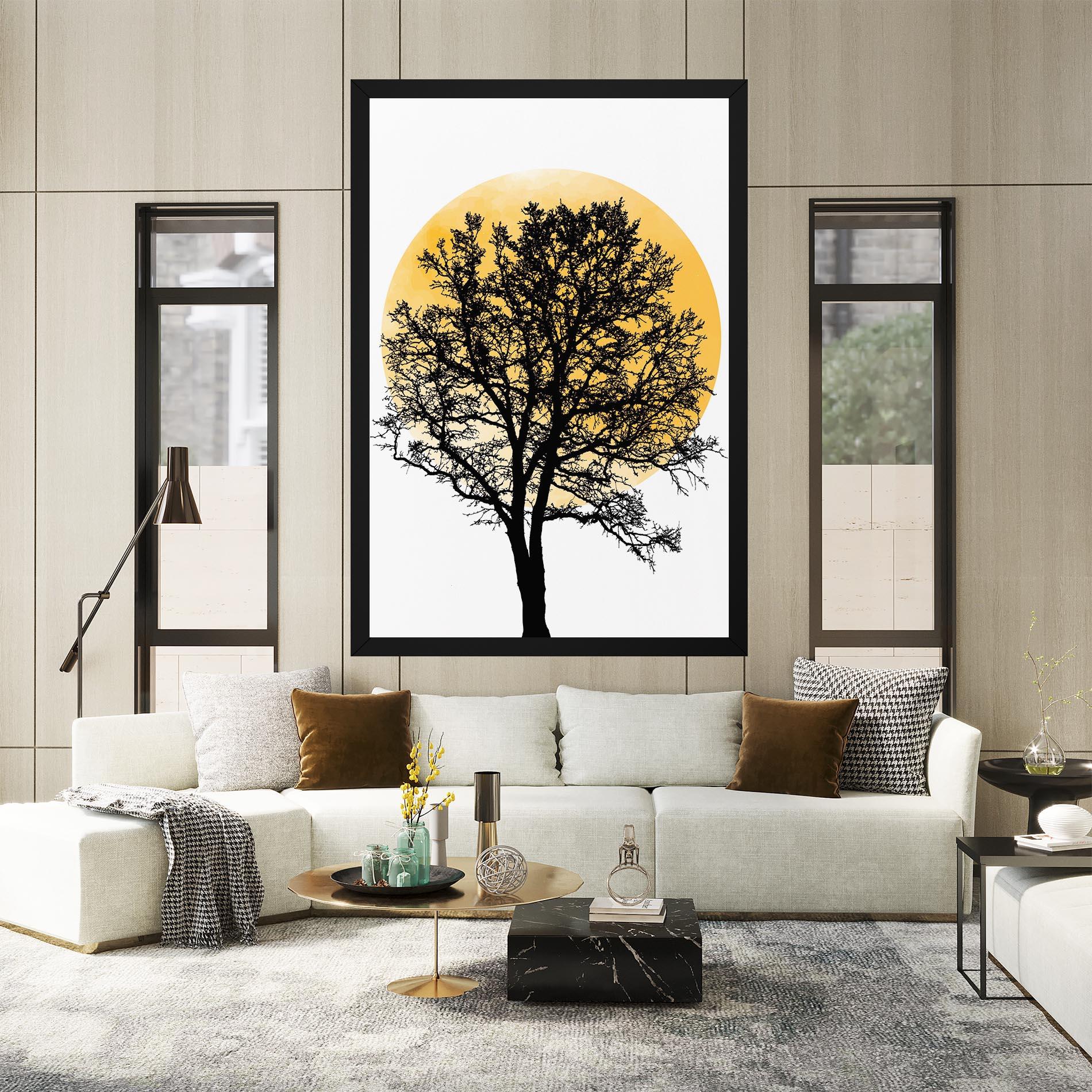 Tablou Canvas Orange Sun 01 mockup 2