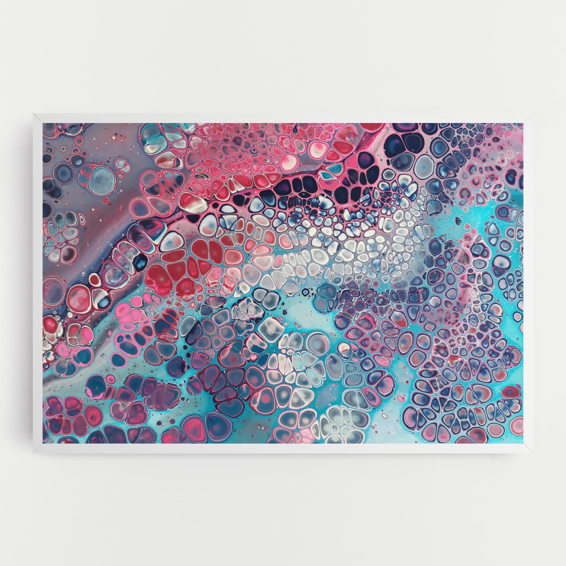 Tablou Canvas Abstract Blue Objects mockup 0