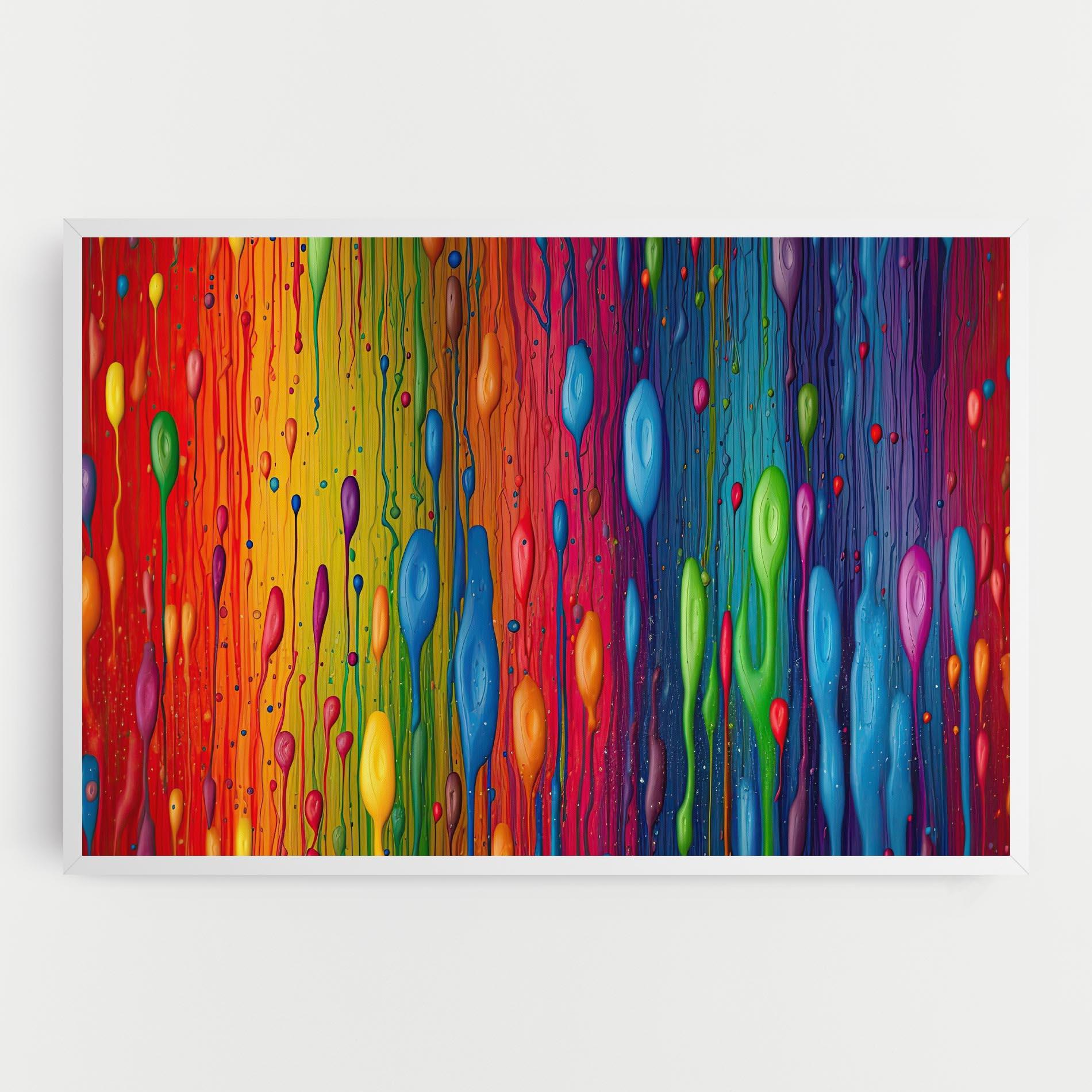Tablou Canvas Abstract Rainbow Pattern mockup 0