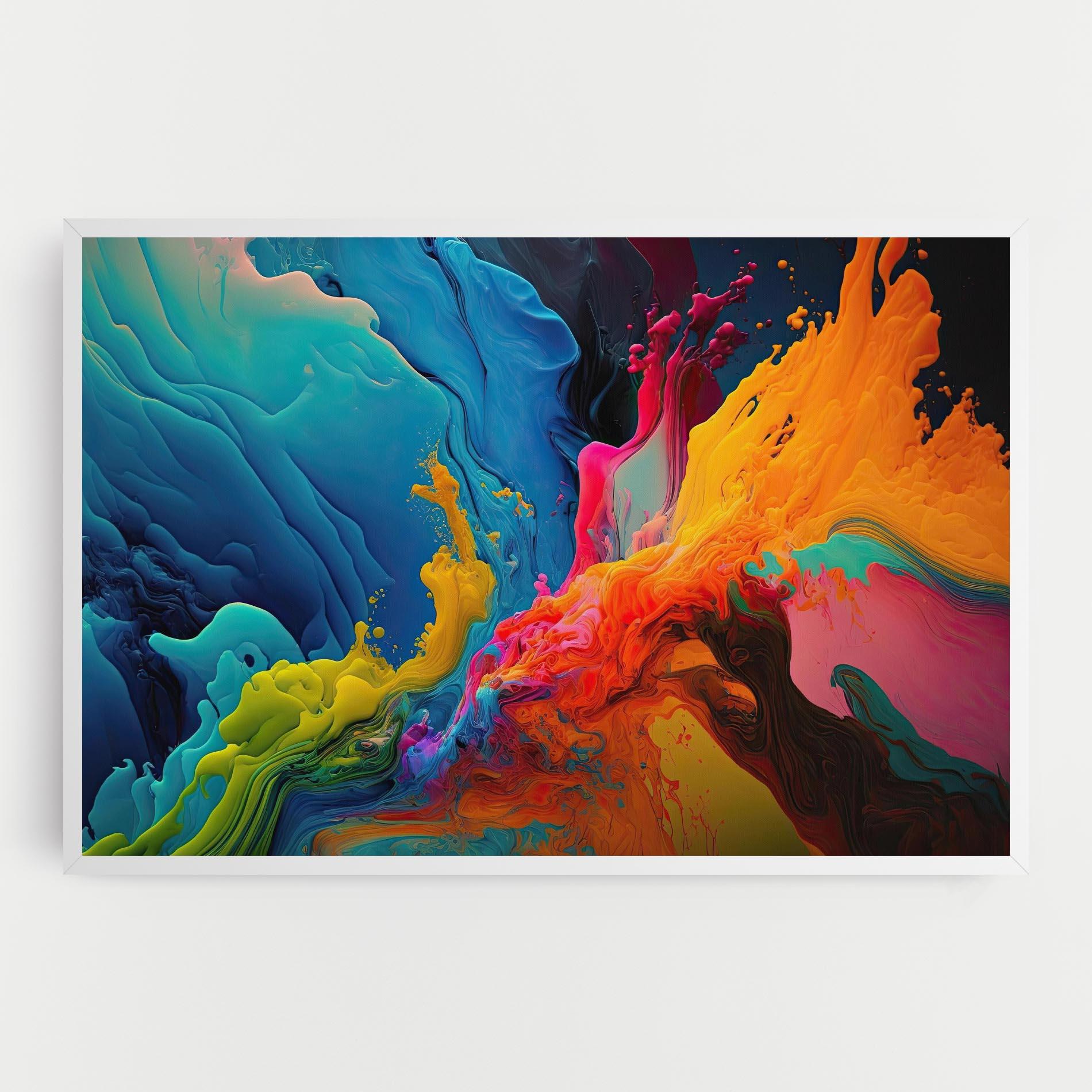 Tablou Canvas Color Floating mockup 0