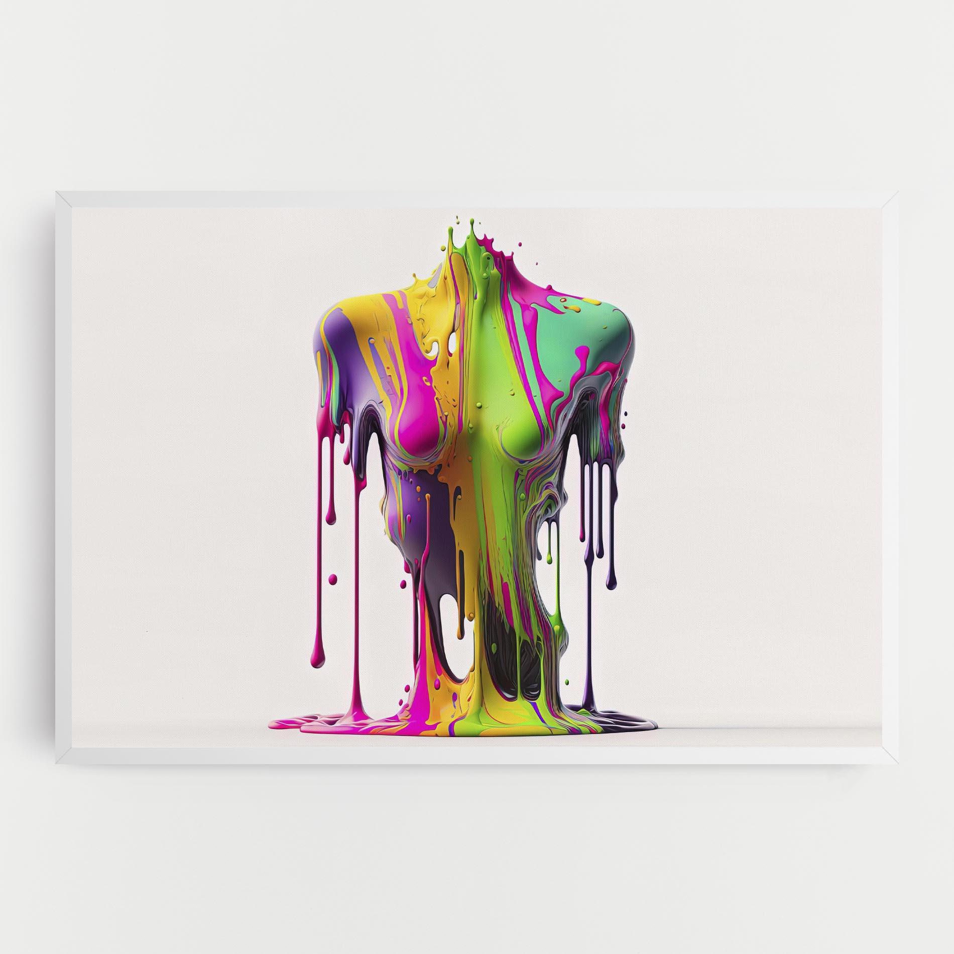Tablou Canvas Colorful Body mockup 0
