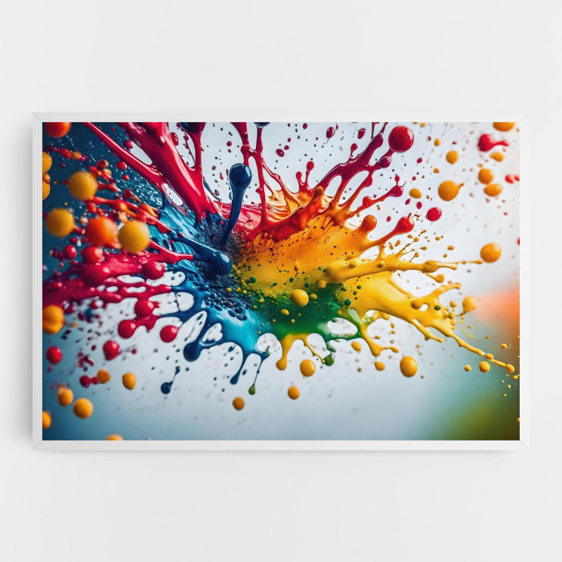 Tablou Canvas Colorful Splash Rainbow mockup 0