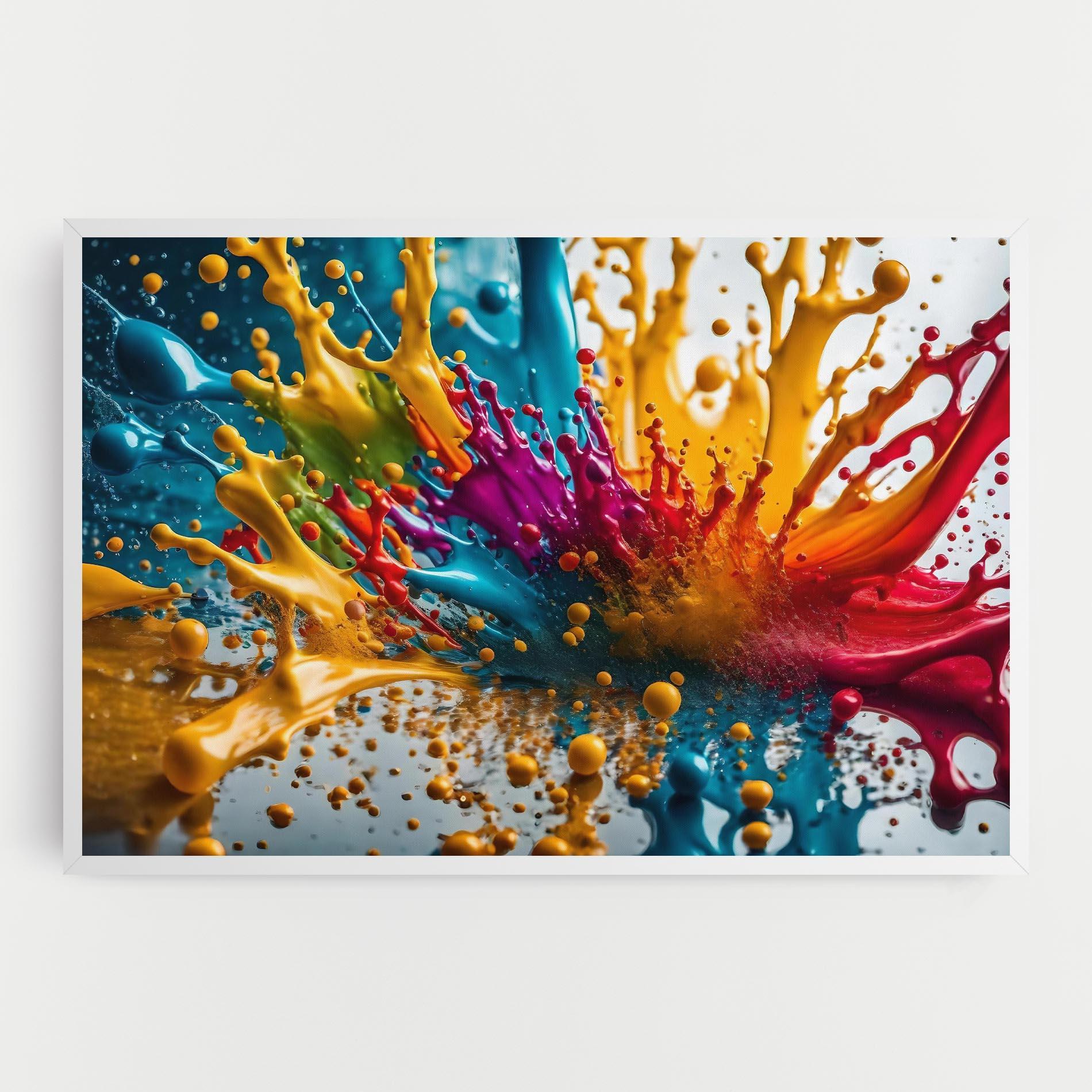 Tablou Canvas Colorful Water Splash mockup 0