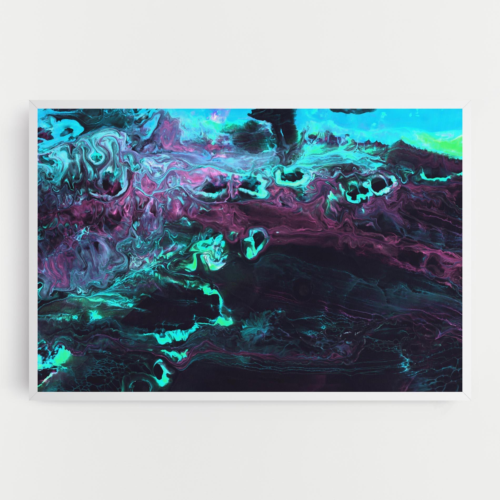 Tablou Canvas Neon Abstract mockup 0