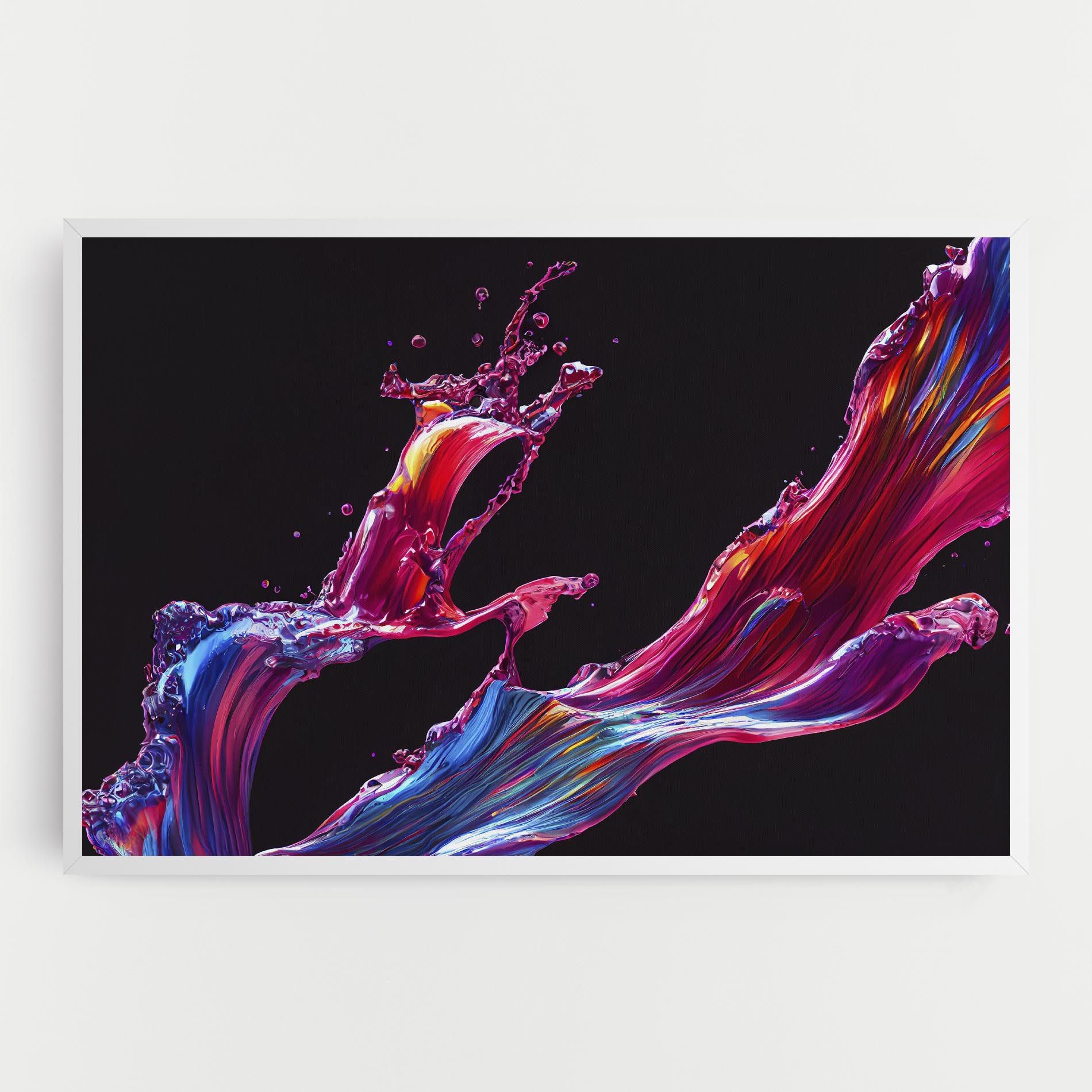 Purple Floating Paint mockup 0