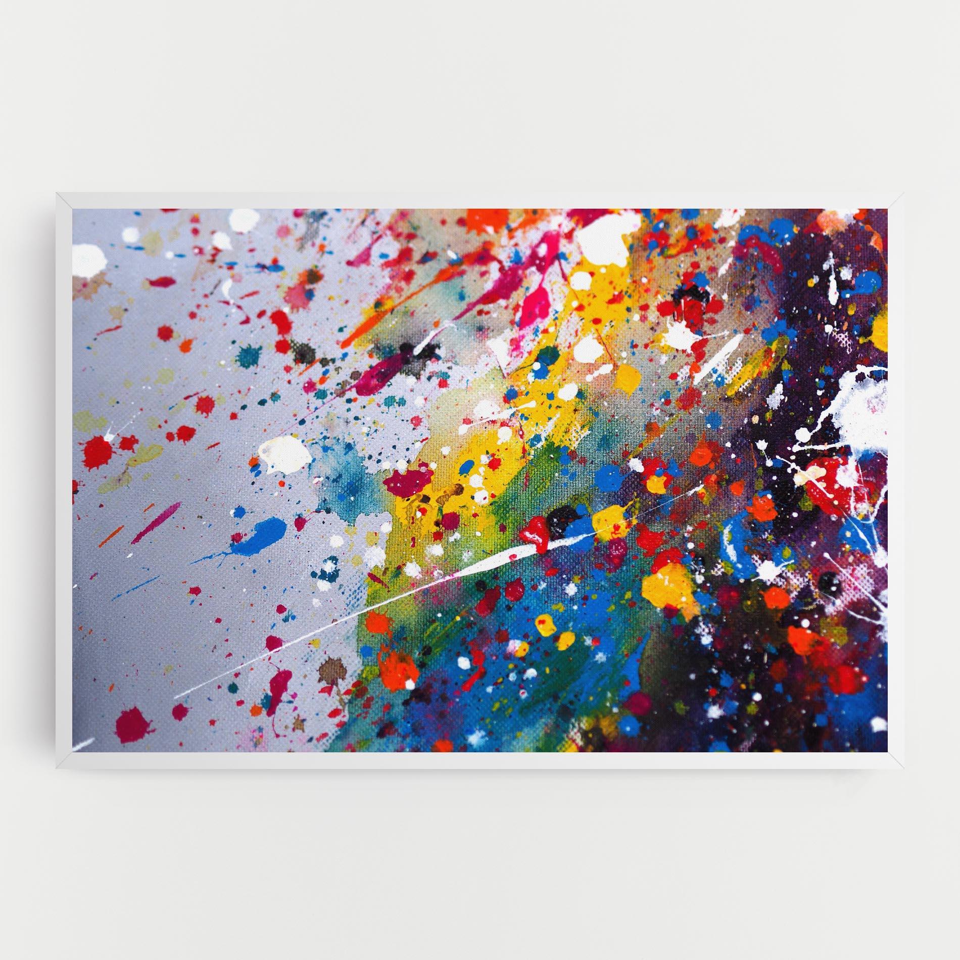 Tablou Canvas Watercolor Drops mockup 0