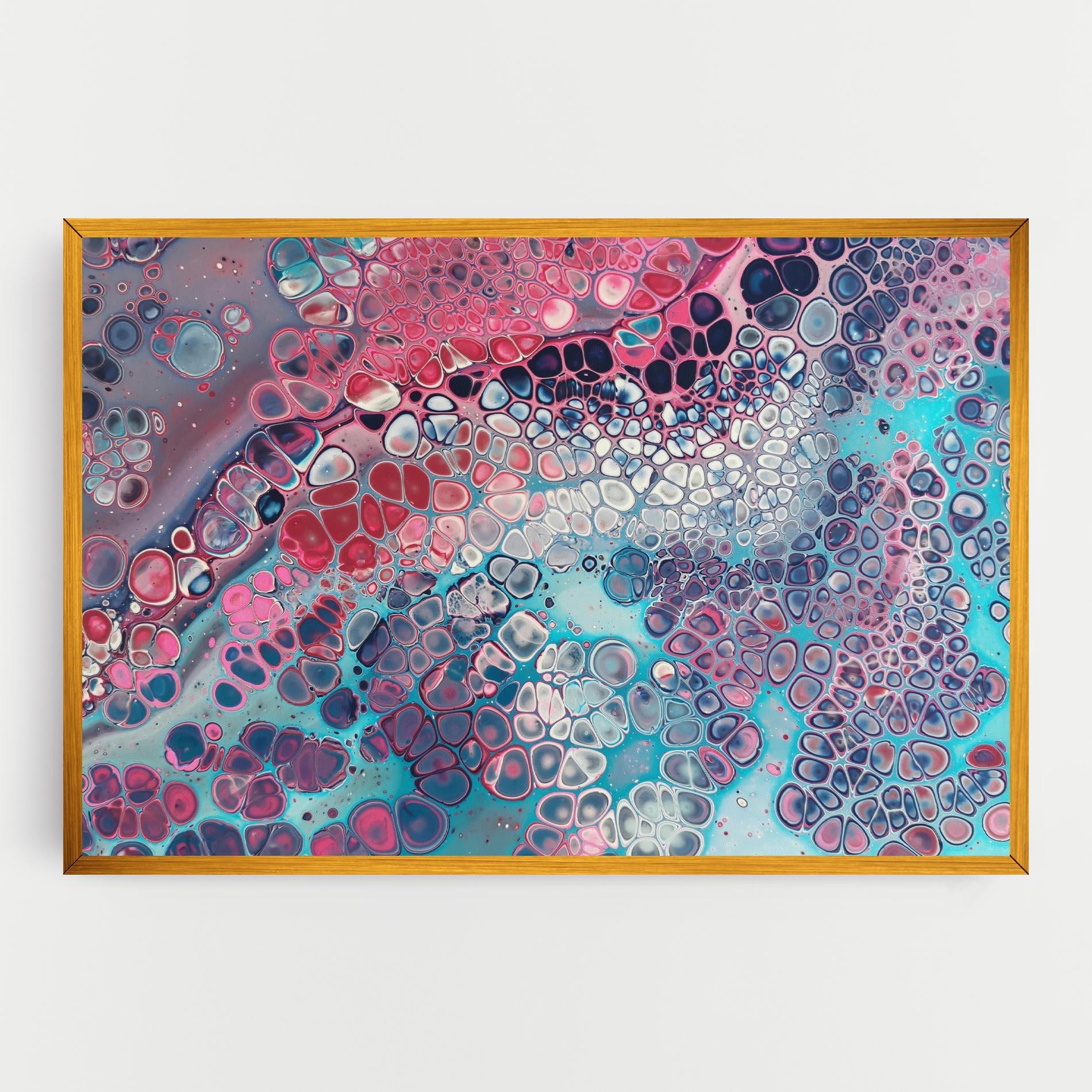 Tablou Canvas Abstract Blue Objects mockup 0