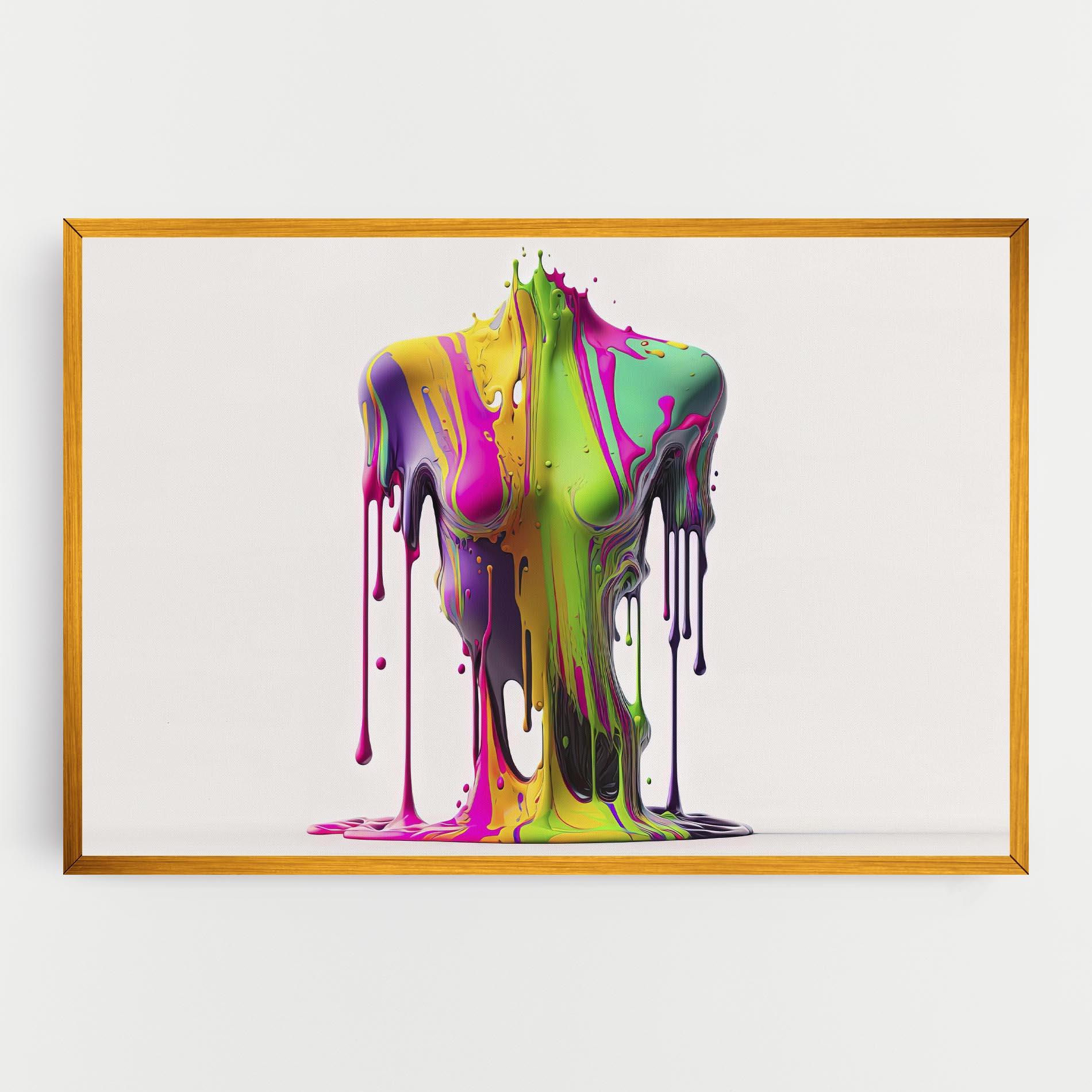 Tablou Canvas Colorful Body mockup 0