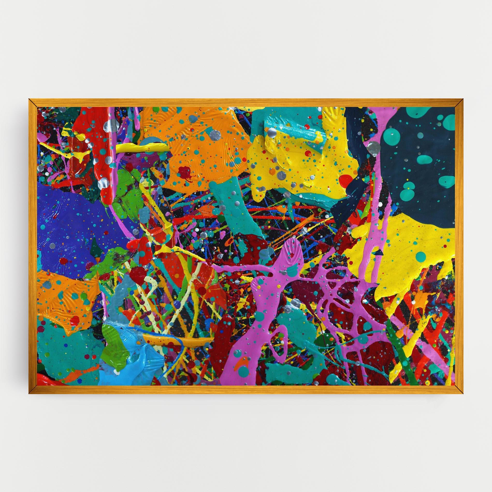 Tablou Canvas Dark Panorama mockup 0