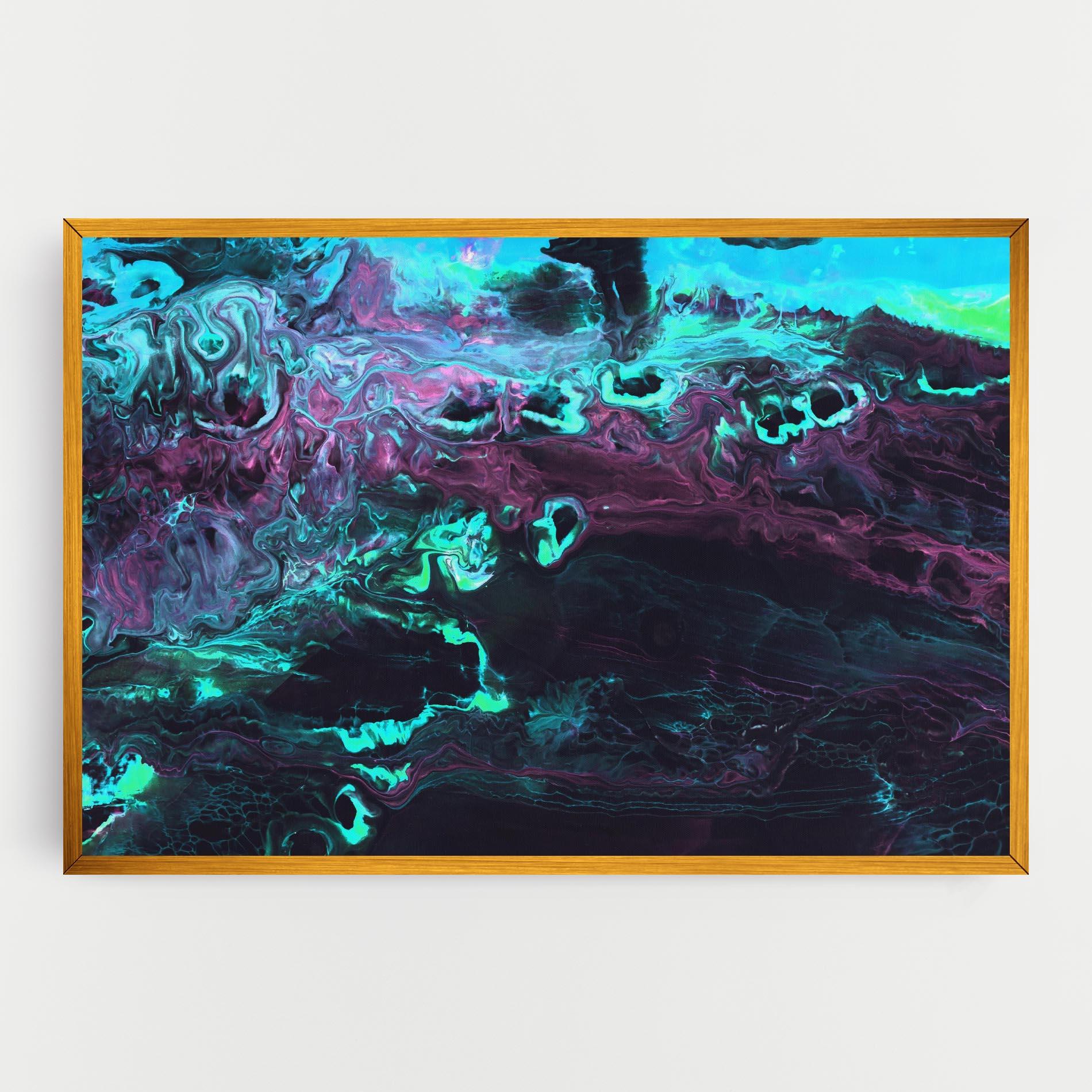 Tablou Canvas Neon Abstract mockup 0