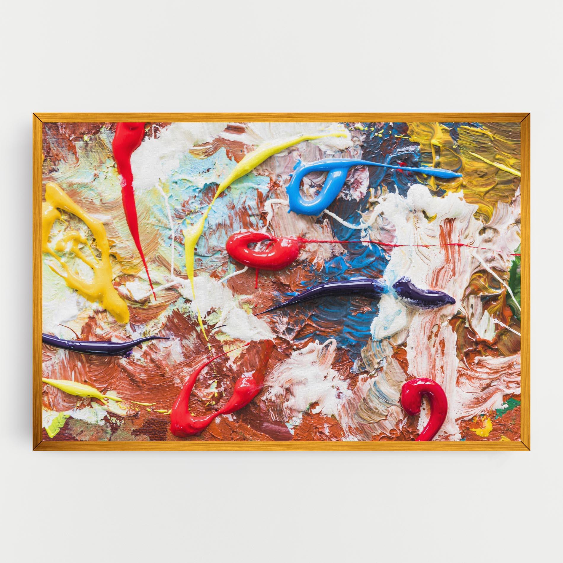 Tablou Canvas Paint Color mockup 0