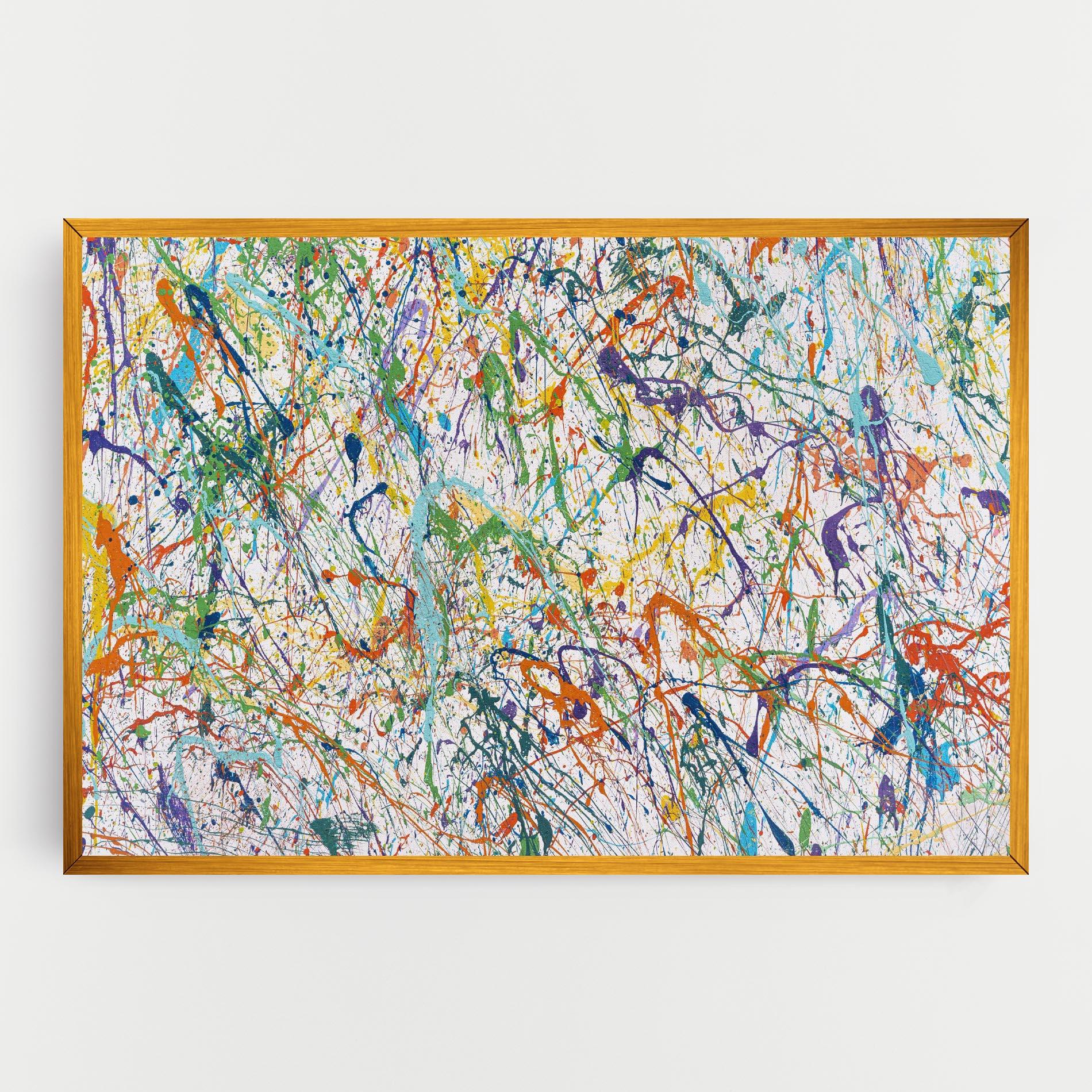 Tablou Canvas Paint Texture mockup 0