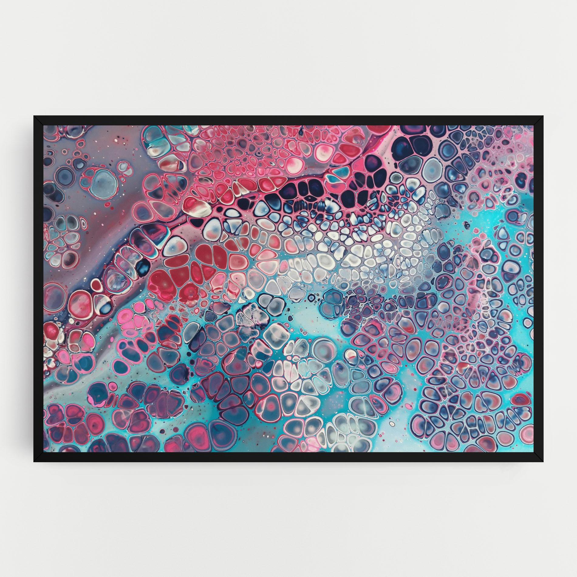 Tablou Canvas Abstract Blue Objects mockup 0