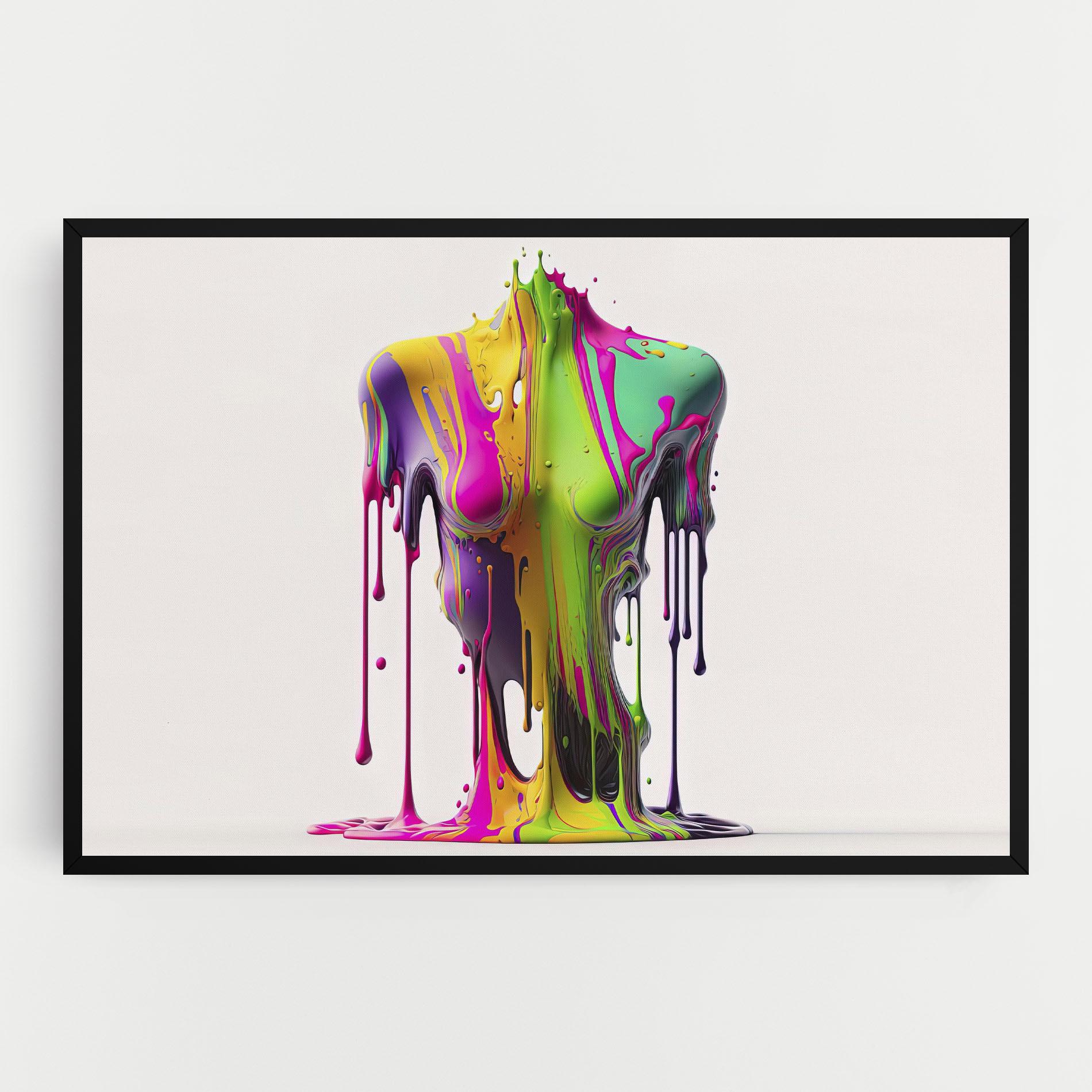 Tablou Canvas Colorful Body mockup 0