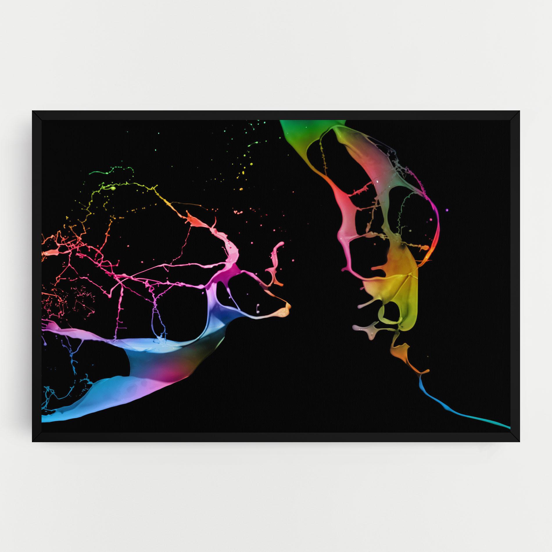 Tablou Canvas Paint Splashes mockup 0