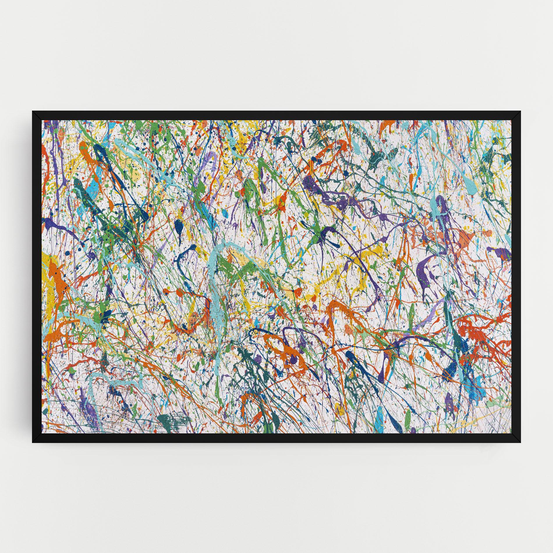 Tablou Canvas Paint Texture mockup 0