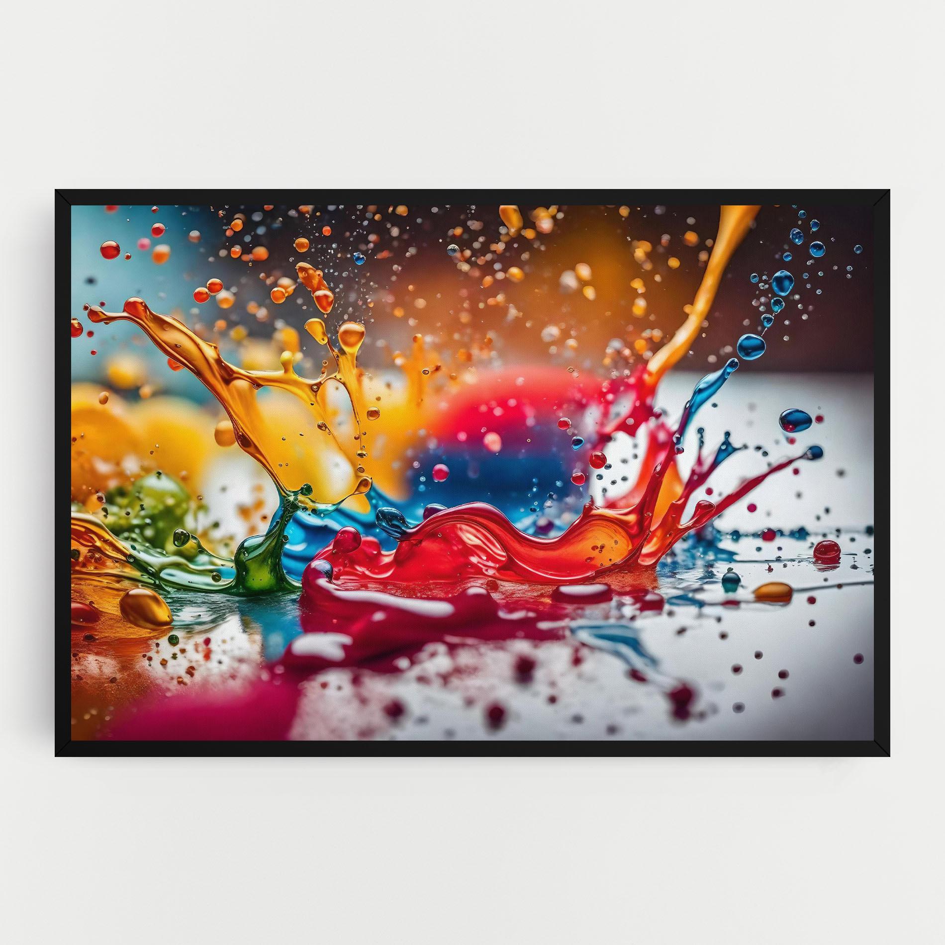 Tablou Canvas Water Color Splash mockup 0