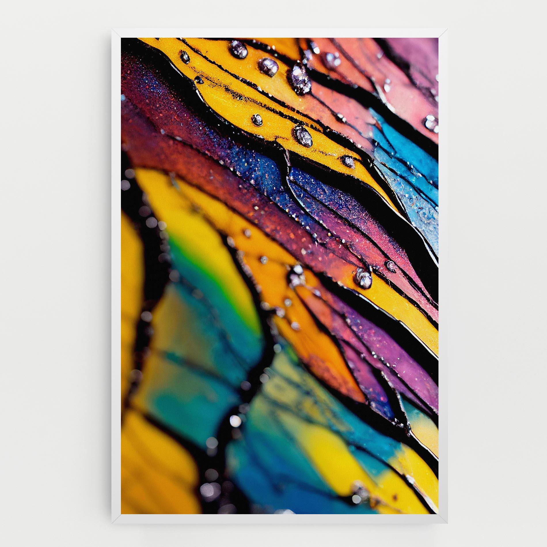 Tablou Canvas Beautiful Colorful Epoxy mockup 0