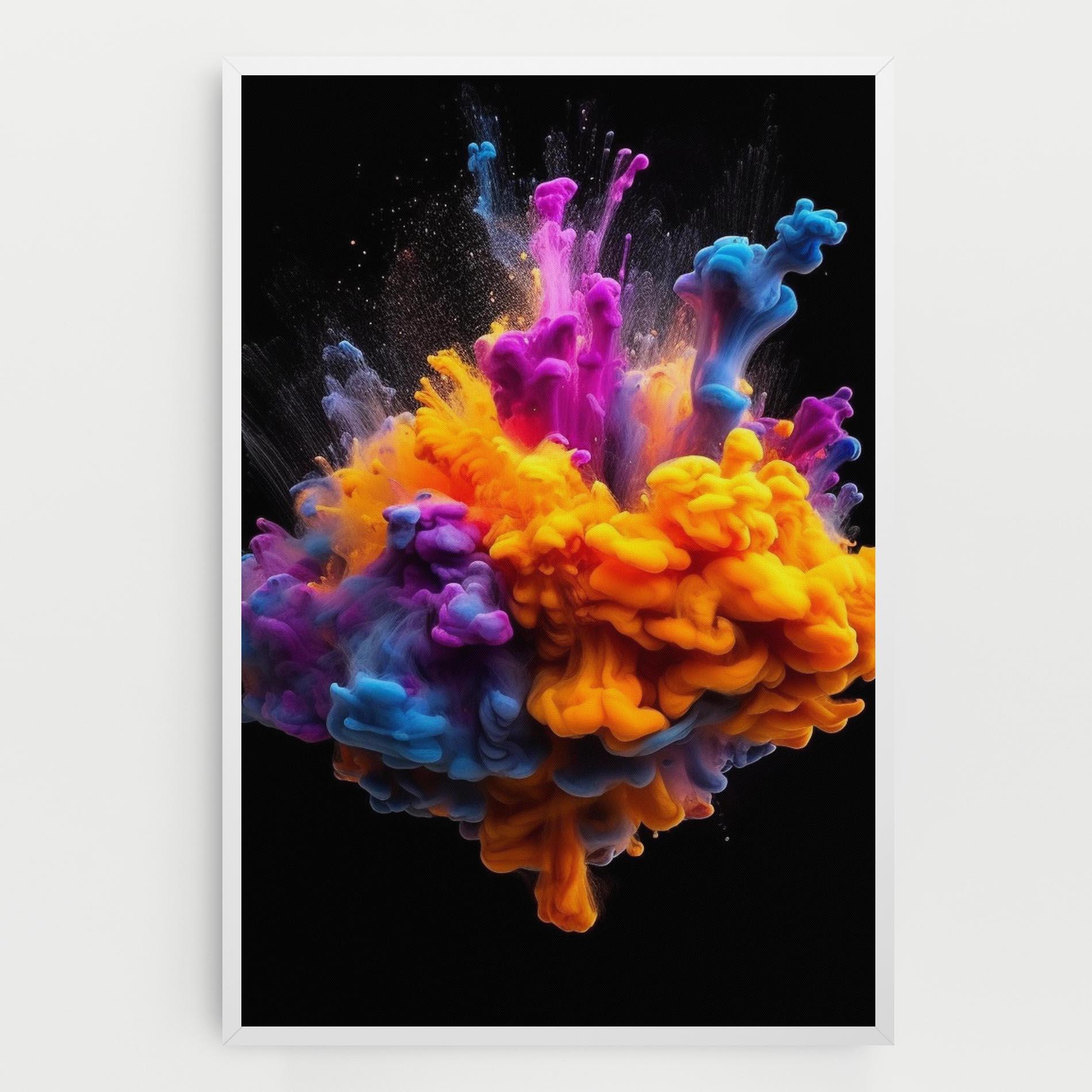 Tablou Canvas Colorful Cloud Liquid mockup 0