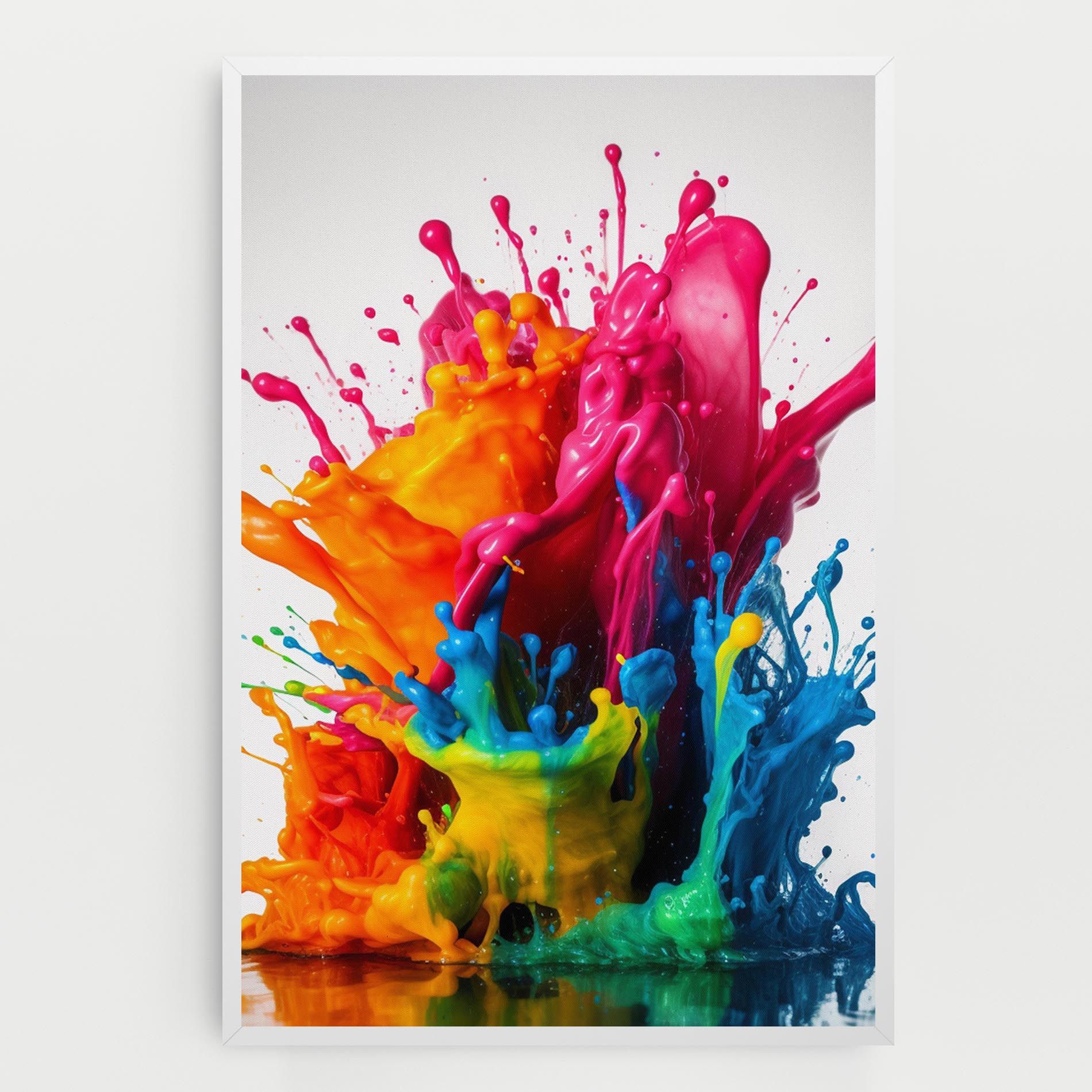 Colorful Explosion Paint mockup 0