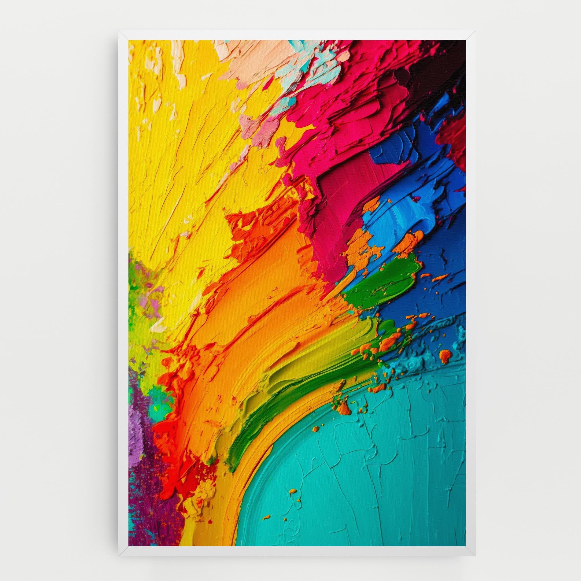 Tablou Canvas Multicolored Painting mockup 0