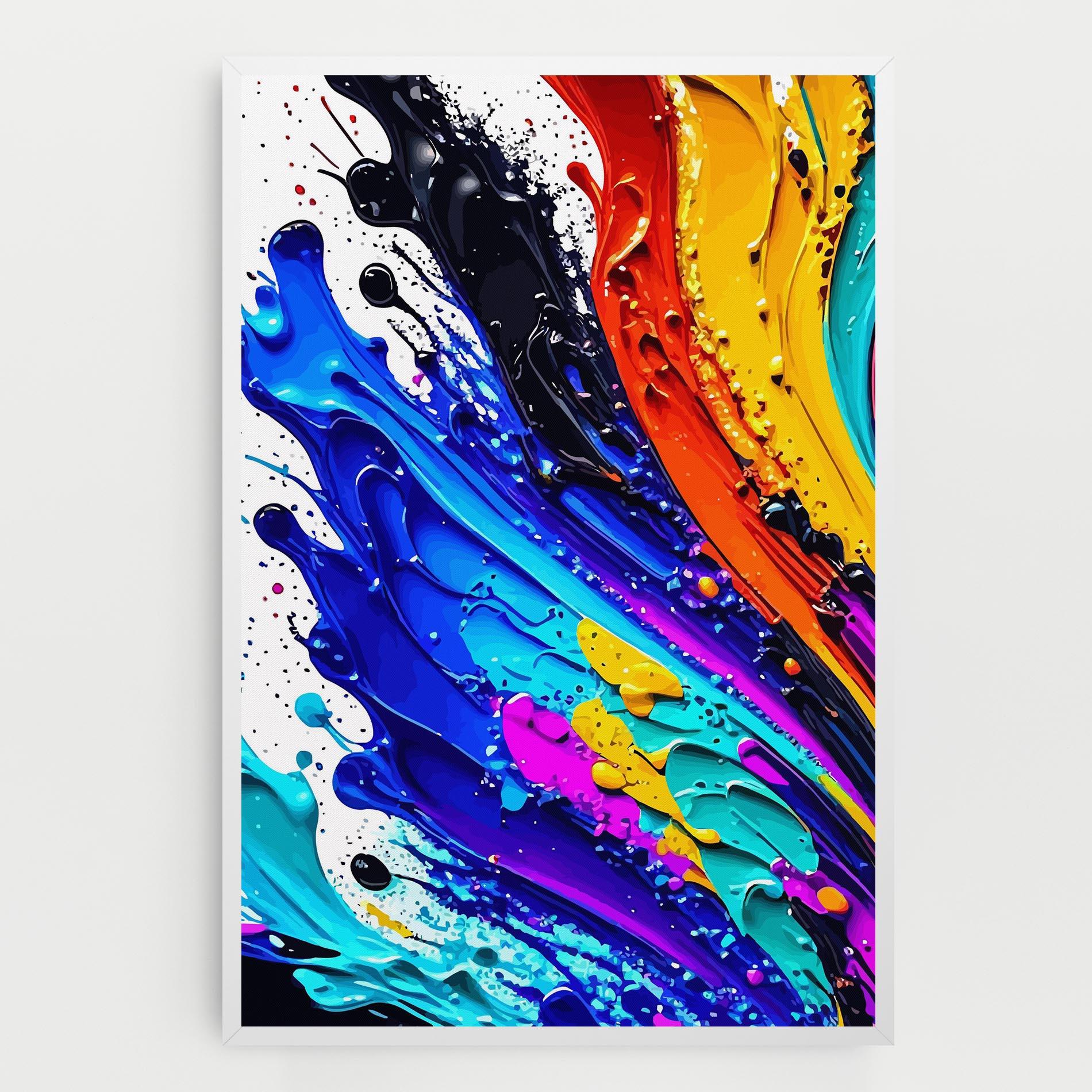 Tablou Canvas Pretty Splash Color mockup 0