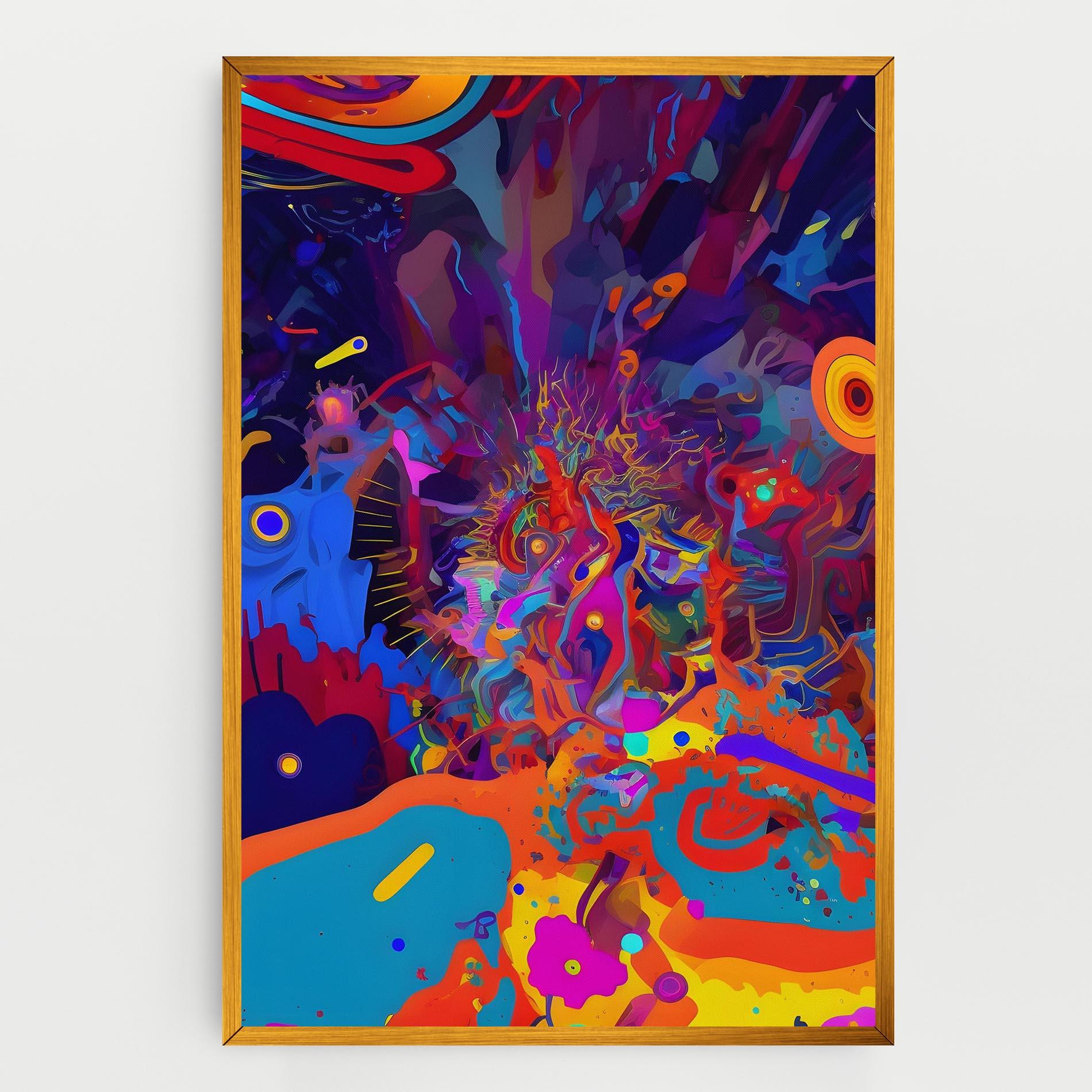 Tablou Canvas Abstract Color Work mockup 0