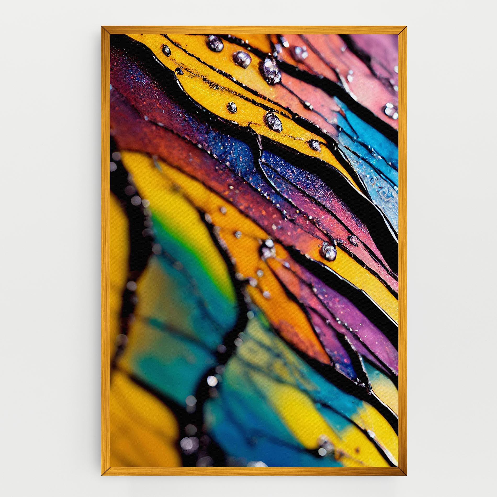 Tablou Canvas Beautiful Colorful Epoxy mockup 0