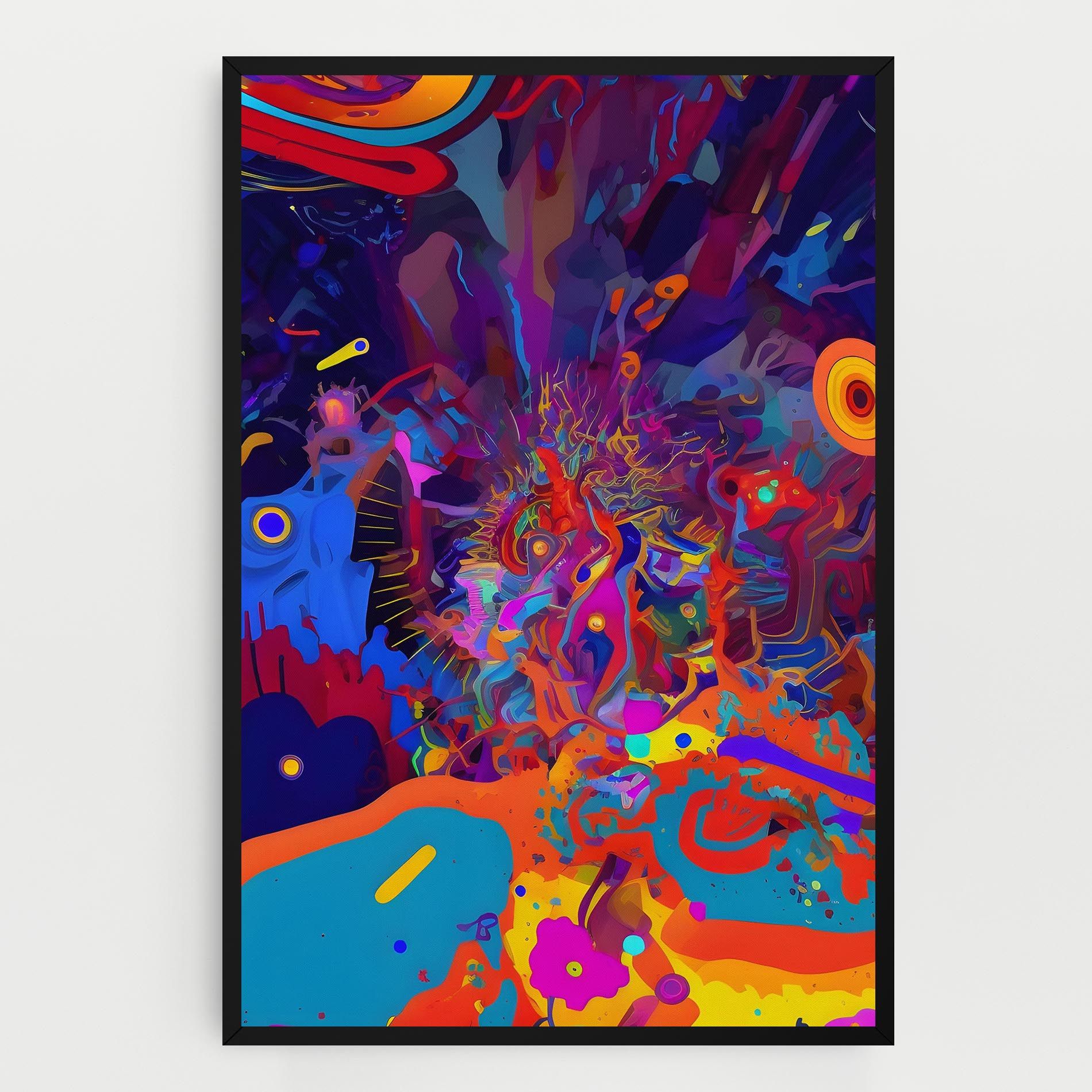 Abstract Color Work mockup 0