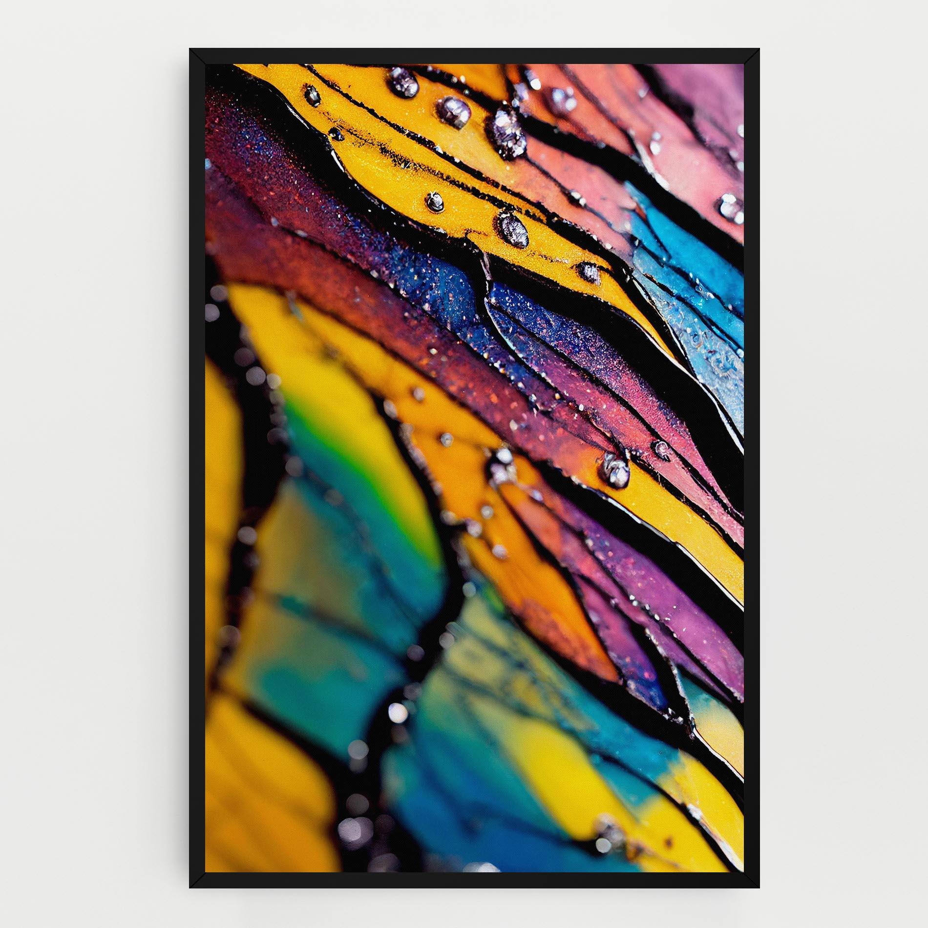Tablou Canvas Beautiful Colorful Epoxy mockup 0
