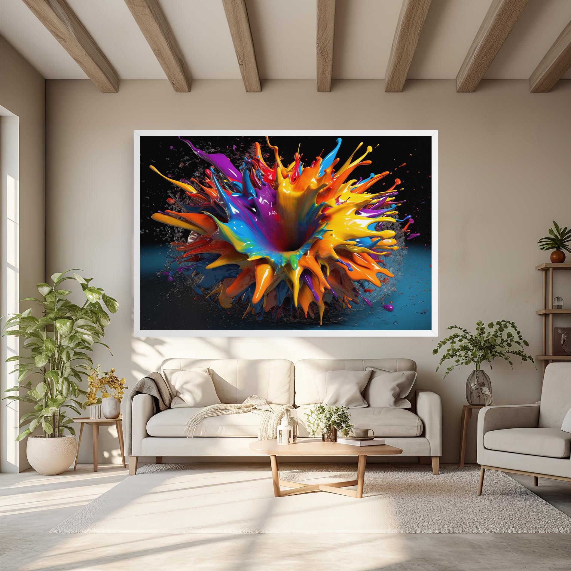 3d Color Splash mockup 6