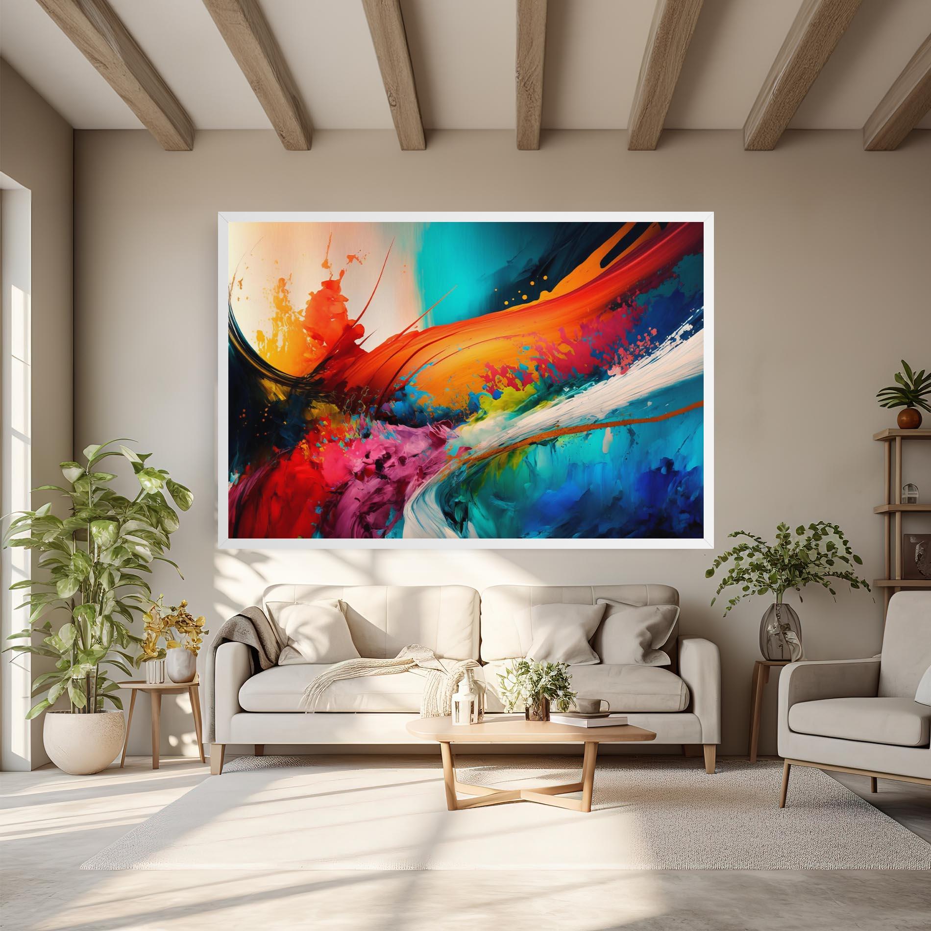 Tablou Canvas Art Brush Strokes mockup 6