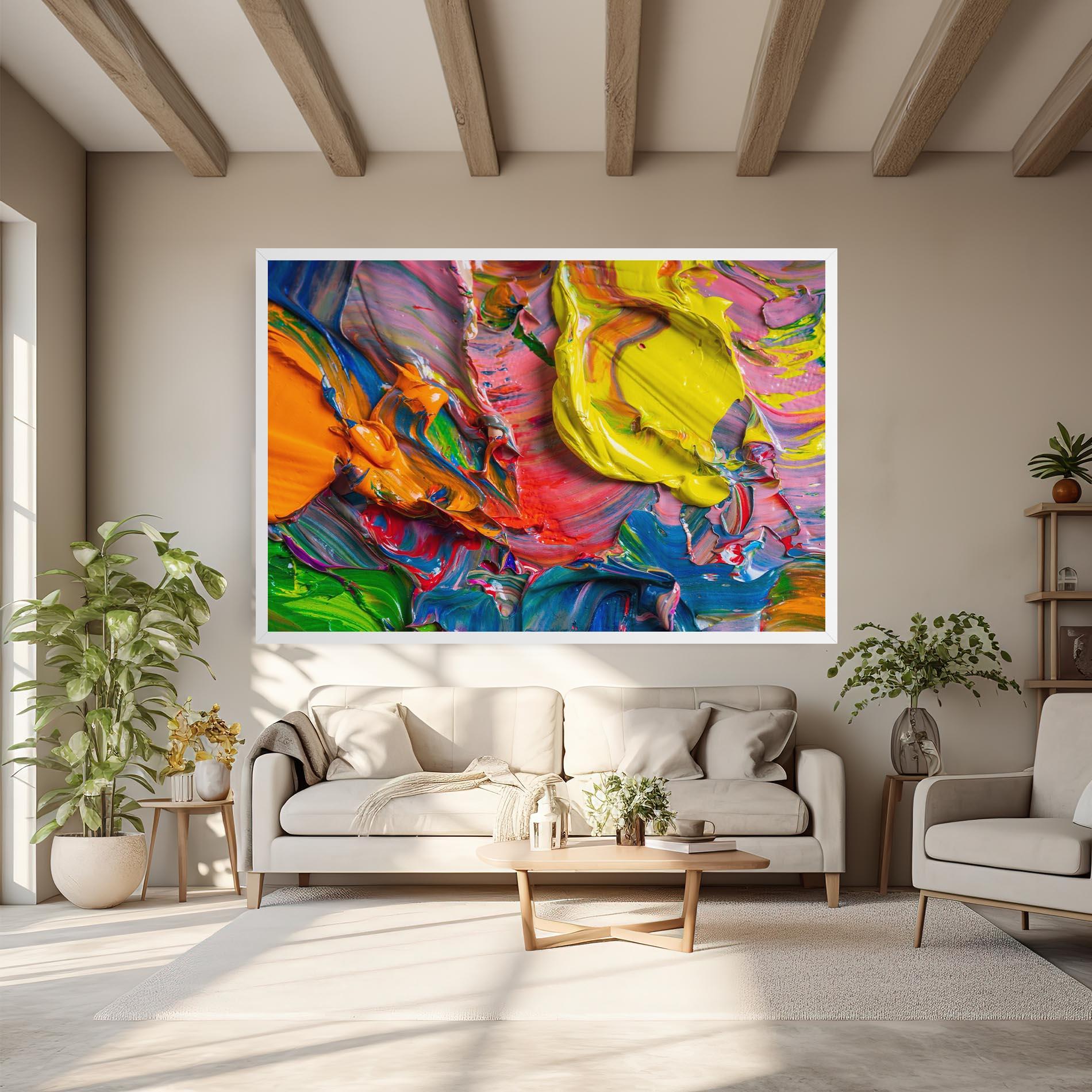 Tablou Canvas Bright Oil Colors mockup 6