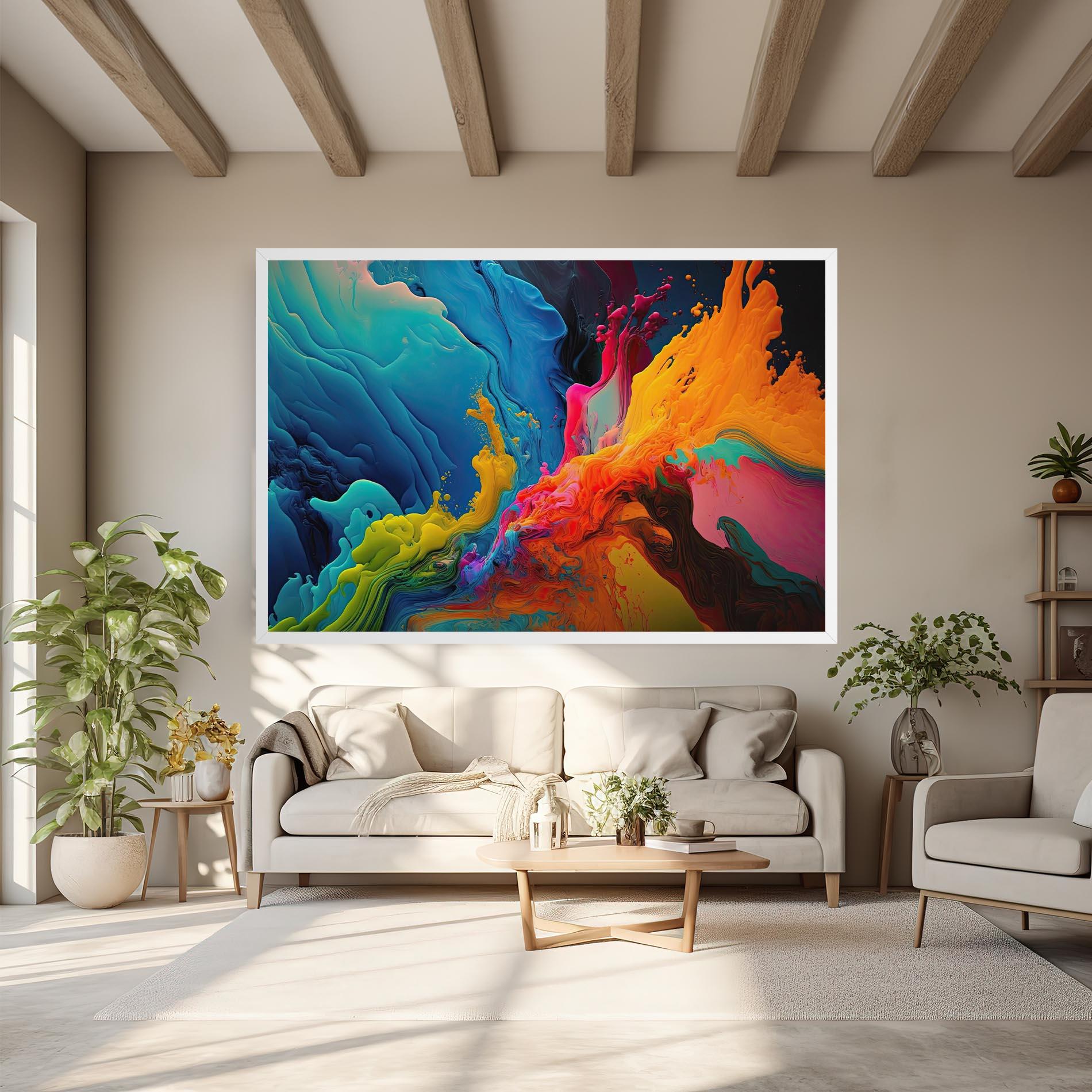 Tablou Canvas Color Floating mockup 6